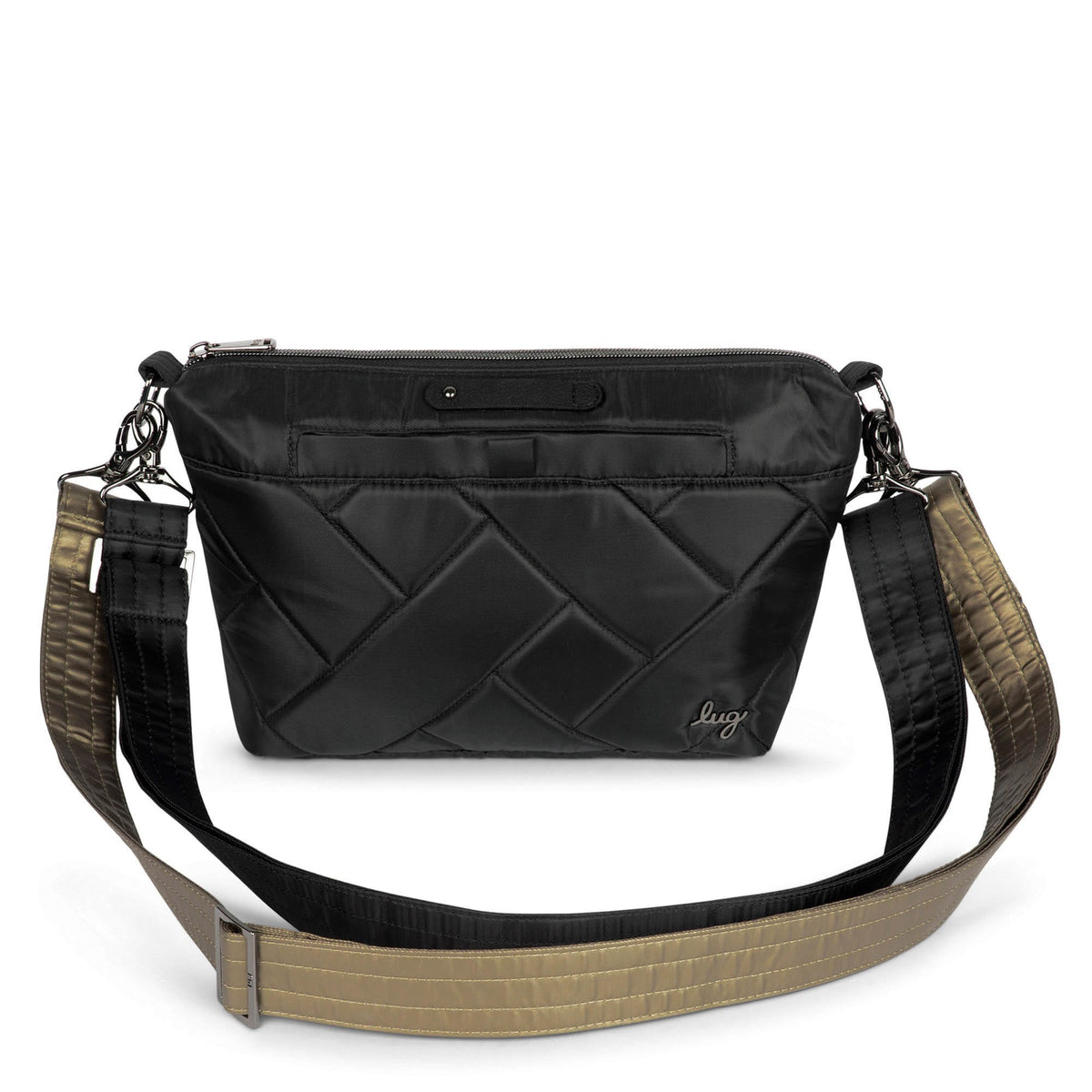 Flare 2 Crossbody Bag - BLACK METALLIC WALNUT - Flare2_Black_01a_7e239c63-b1c7-48e9-9038-1c0bc672c0a4