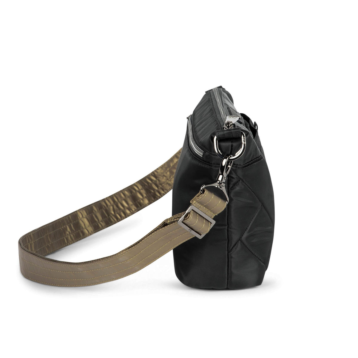 Flare 2 Crossbody Bag - BLACK METALLIC WALNUT - Flare2_Black_03_c09569a9-0a2a-443a-aa40-ee9fb03ba83e