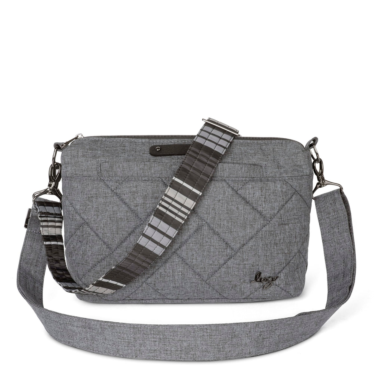 Flare 2 Crossbody Bag - HEATHER GREY - Flare2_Heather_Grey_01