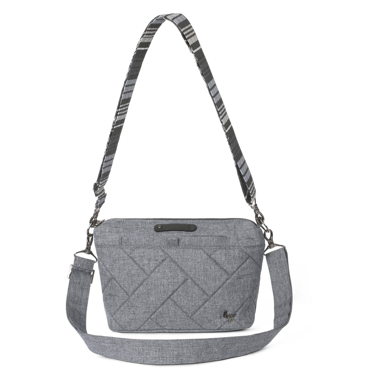 Flare 2 Crossbody Bag - HEATHER GREY - Flare2_Heather_Grey_01b