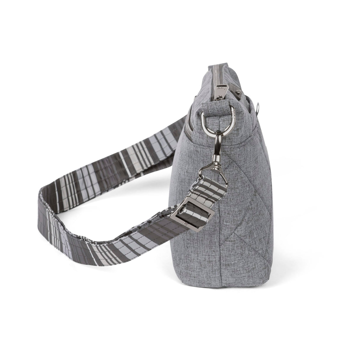 Flare 2 Crossbody Bag - HEATHER GREY - Flare2_Heather_Grey_03