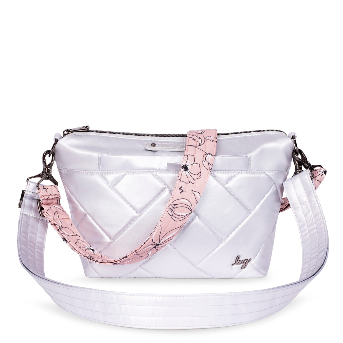 Flare 2 Crossbody Bag - METALLIC SILVER - Flare2_MetallicSilver_01