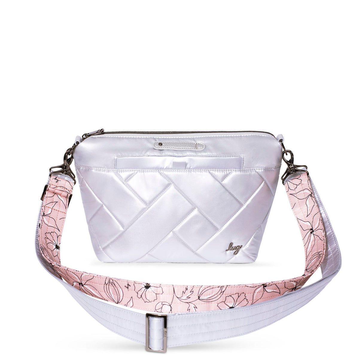 Flare 2 Crossbody Bag - METALLIC SILVER - Flare2_MetallicSilver_01a