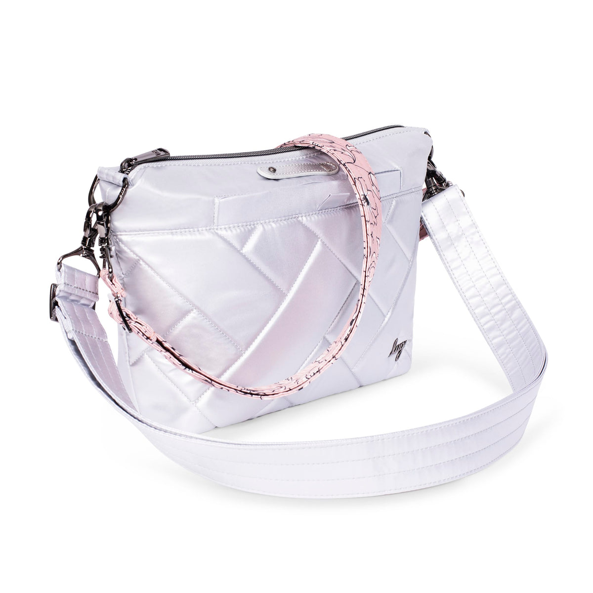 Flare 2 Crossbody Bag - METALLIC SILVER - Flare2_MetallicSilver_02