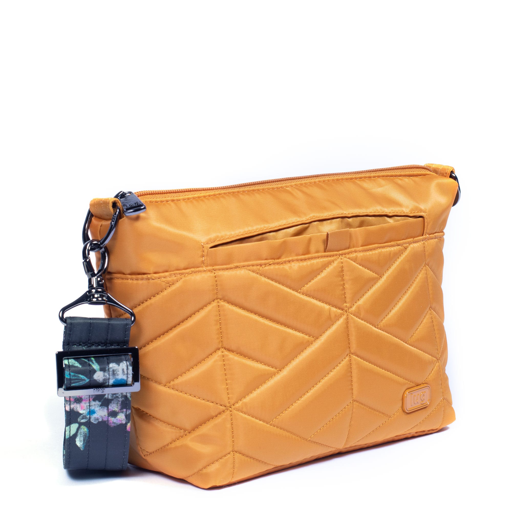 Flare Crossbody Bag - AMBER YELLOW BOUQUET BLACK STRAP - Flare_AMBER-YELLOW-BOUQUET-BLACK-STRAP_02