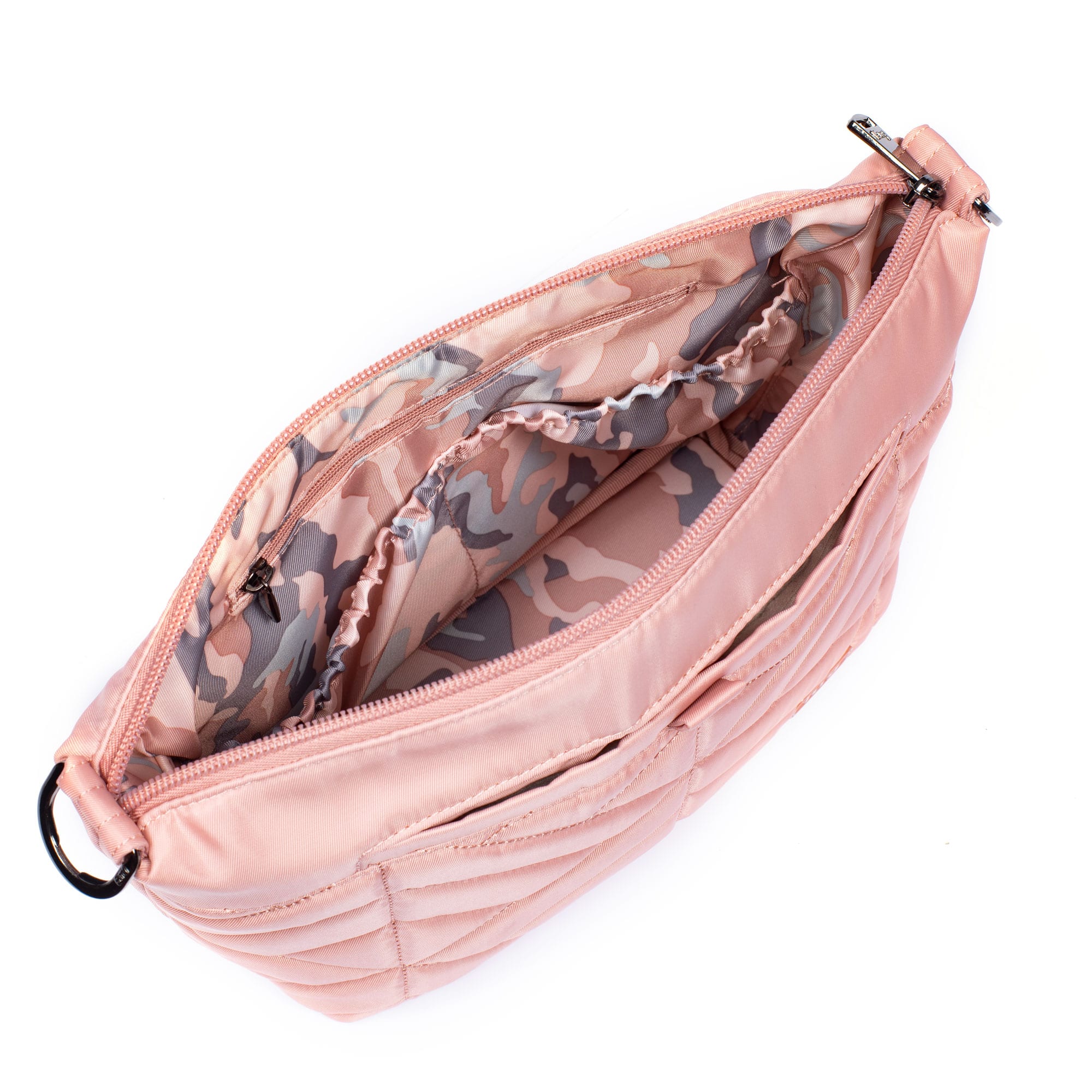 Flare Crossbody Bag - CONT BLUSH PINK CAMO ROSE STRAP - Flare_BLUSH-ROSE-CAMO-STRAP_05