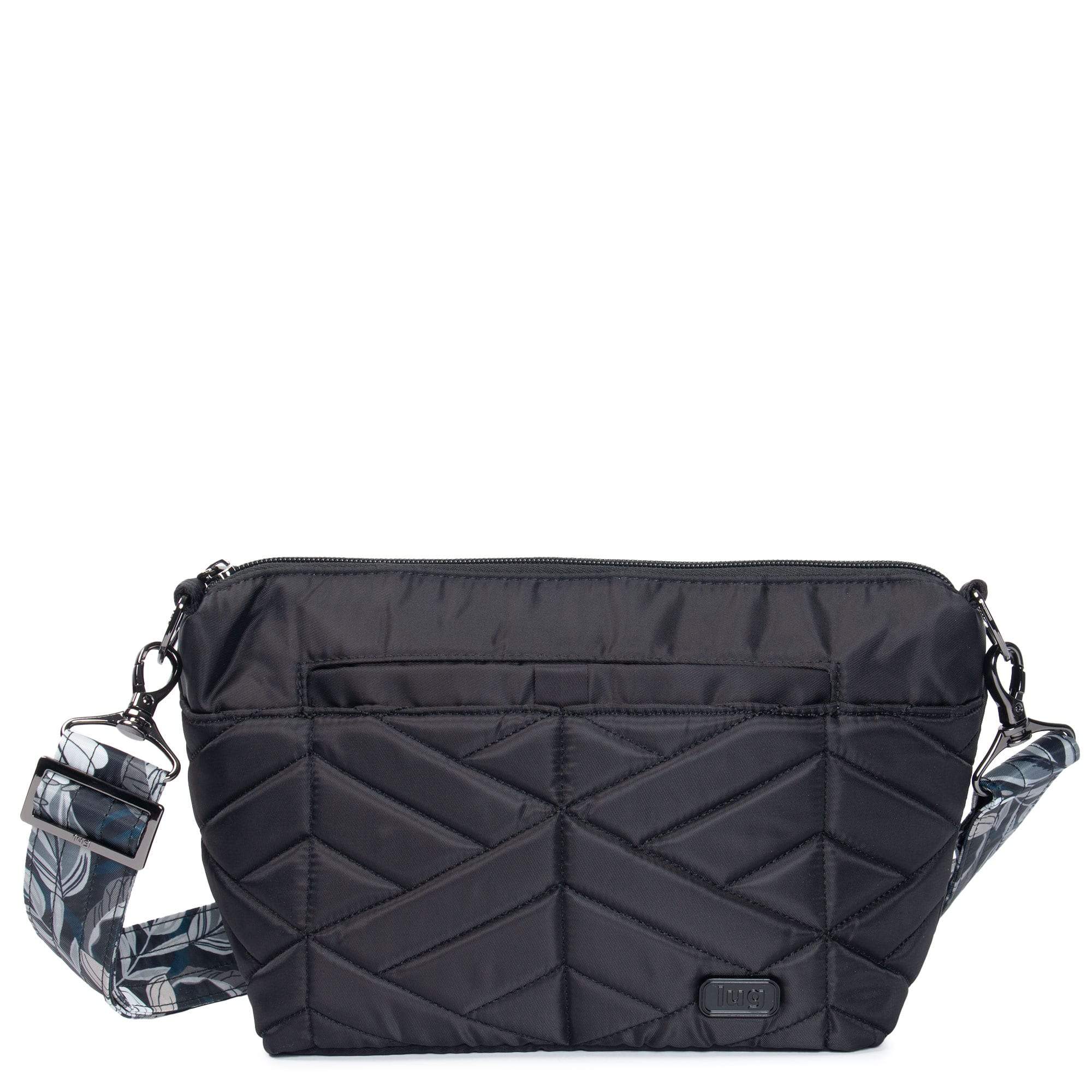 Flare Crossbody Bag - MIDNIGHT BLACK LILY BLACK STRAP - Flare_BlackLilyBlackStrap_01_dd7b13e6-b46a-4f81-965d-20cf08f2af0e