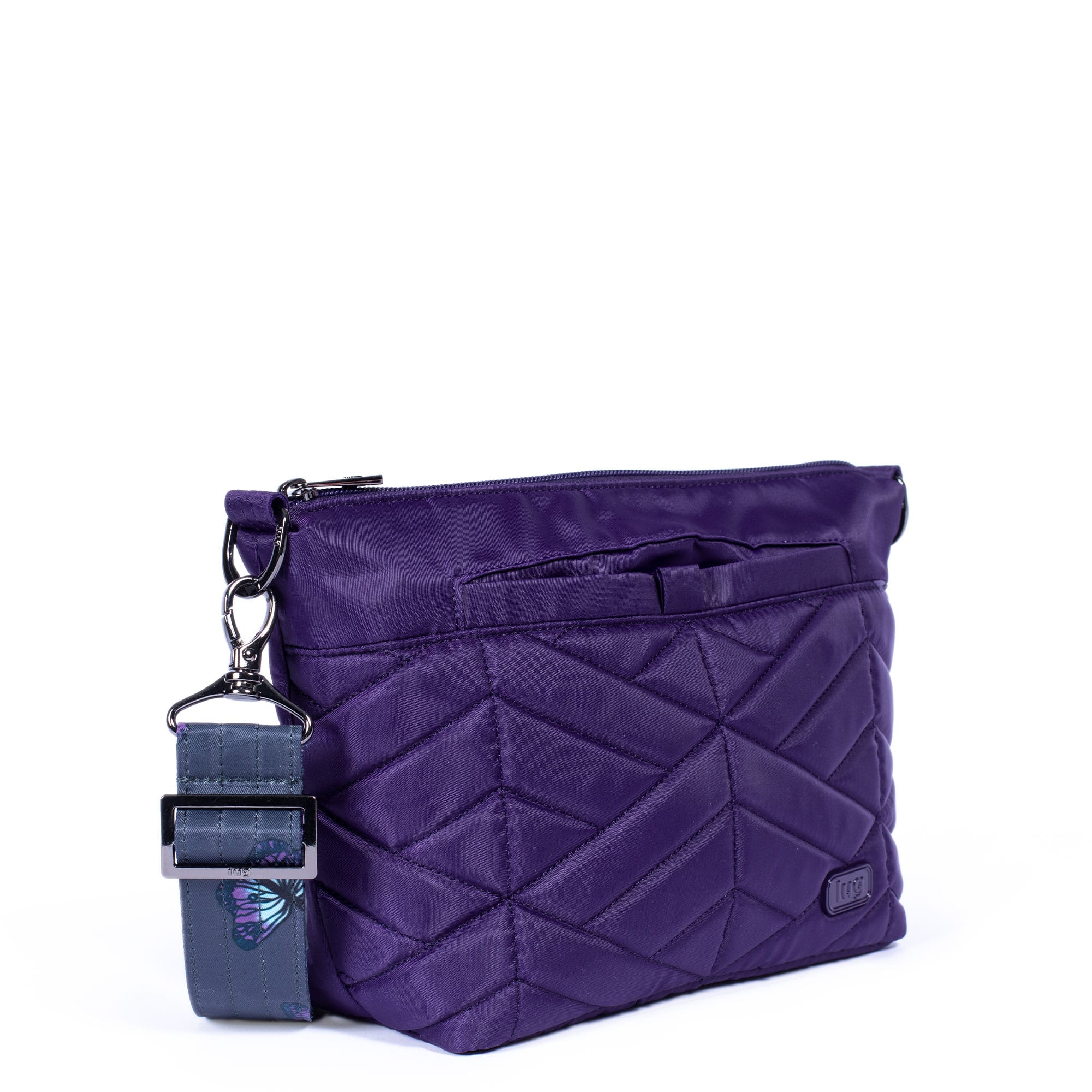 Flare Crossbody Bag - CONCORD PURPLE BUTTERFLY GREY STRAP - Flare_CONCORDPURPLEBUTTERFLYGREYSTRAP_02