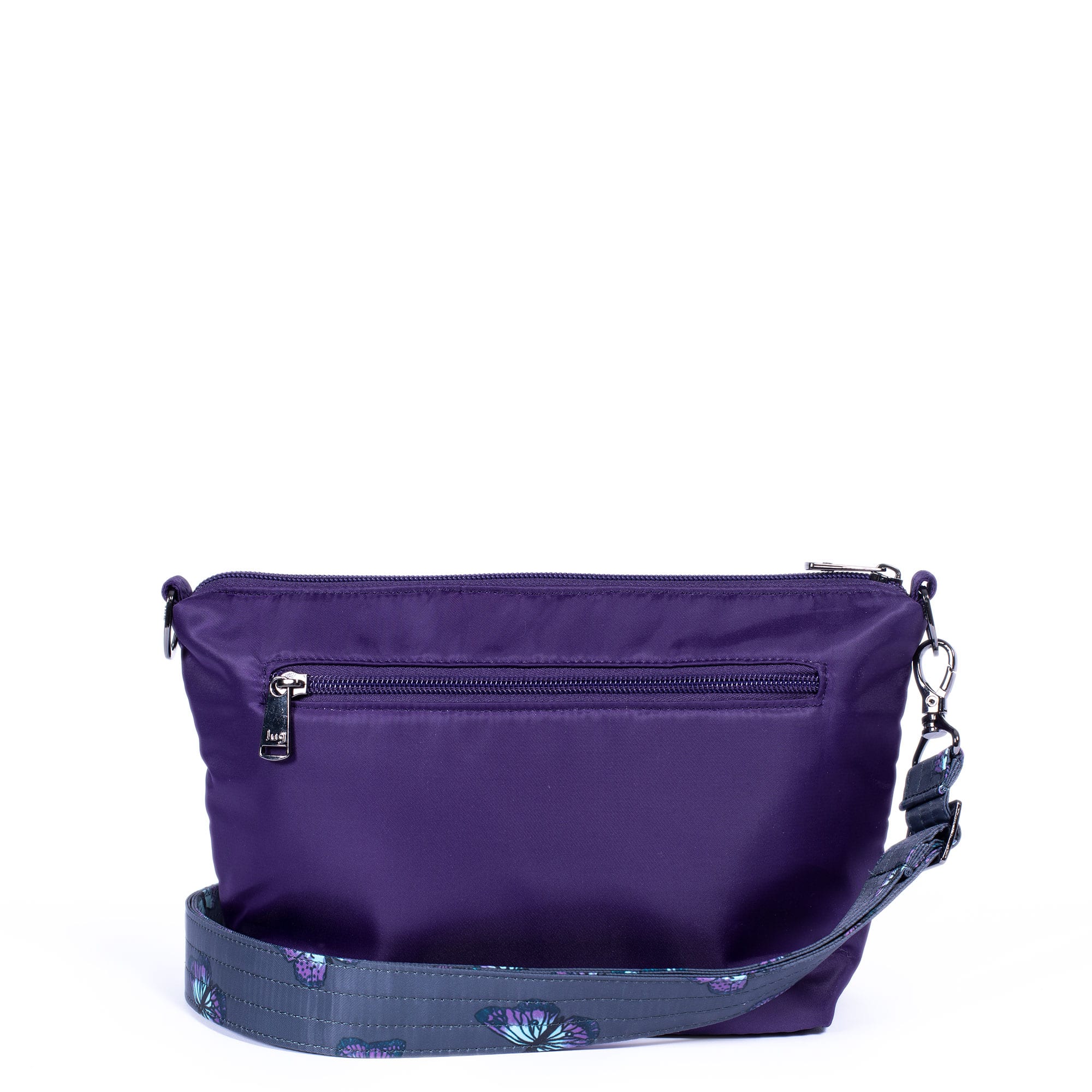 Flare Crossbody Bag - CONCORD PURPLE BUTTERFLY GREY STRAP - Flare_CONCORDPURPLEBUTTERFLYGREYSTRAP_04