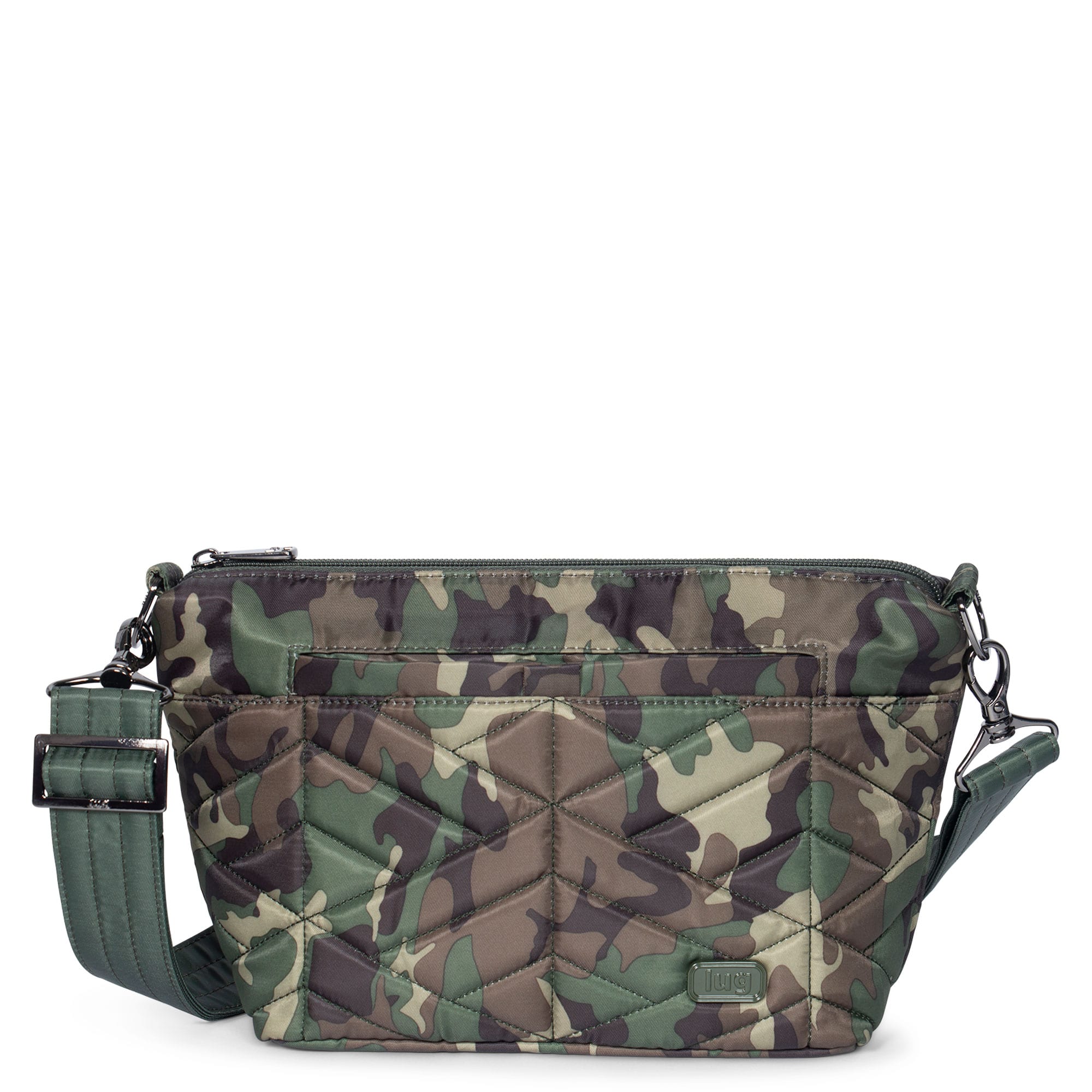 Flare Crossbody Bag - CAMO GREEN OLIVE STRAP - Flare_CamoGreen_OliveGreenStrap__01