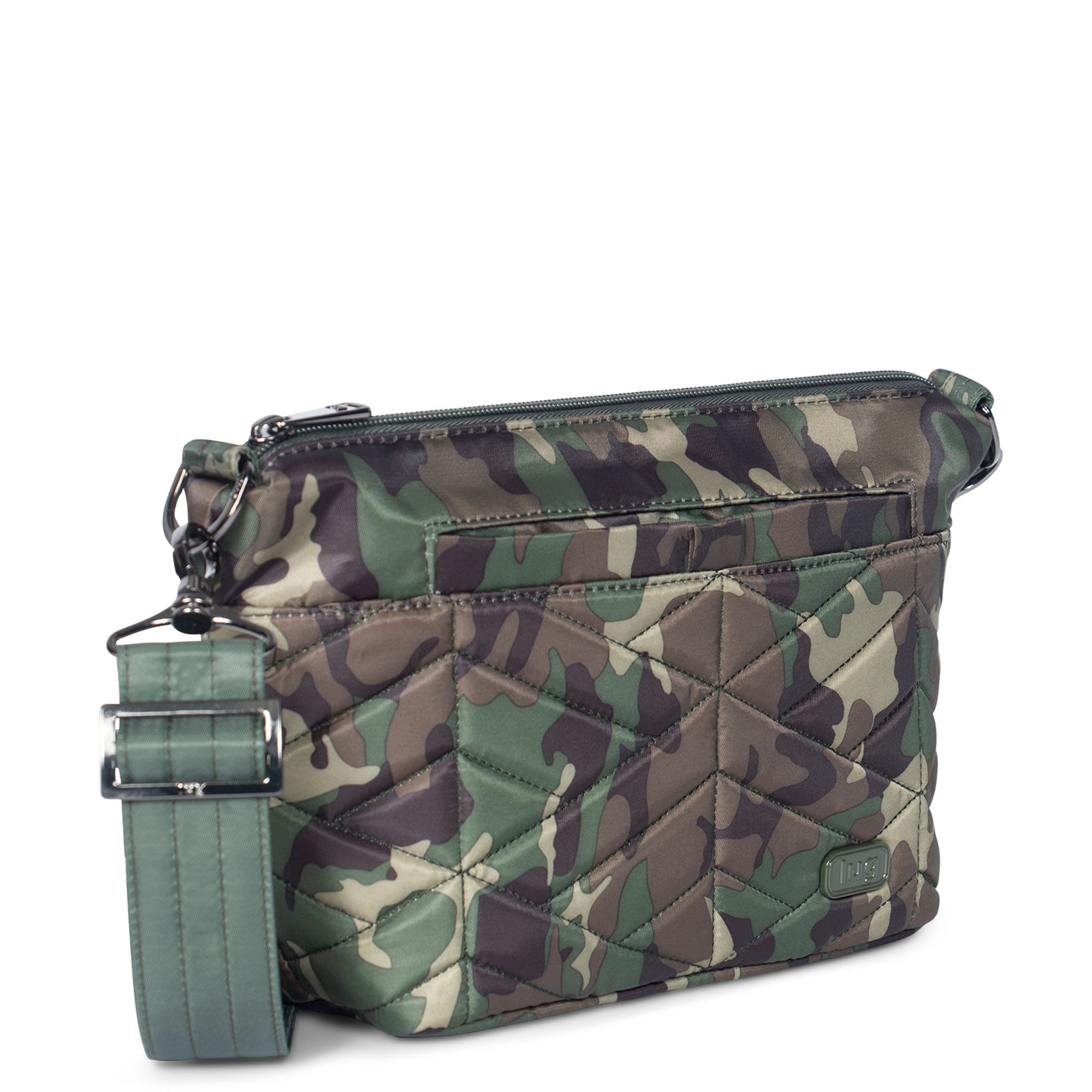 Flare Crossbody Bag - CAMO GREEN OLIVE STRAP - Flare_CamoGreen_OliveGreenStrap__02