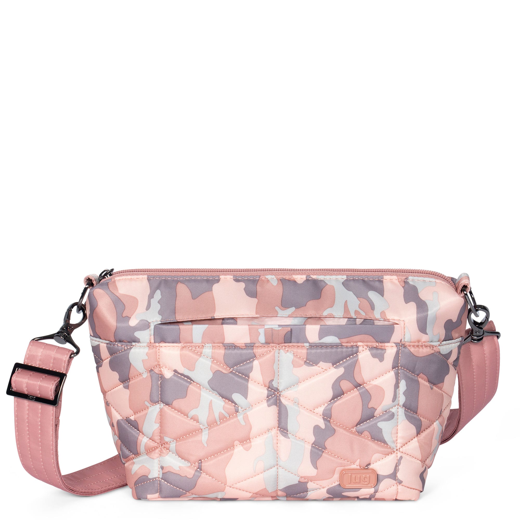 Flare Crossbody Bag - CAMO ROSE BLUSH STRAP - Flare_Camo_Rose_01
