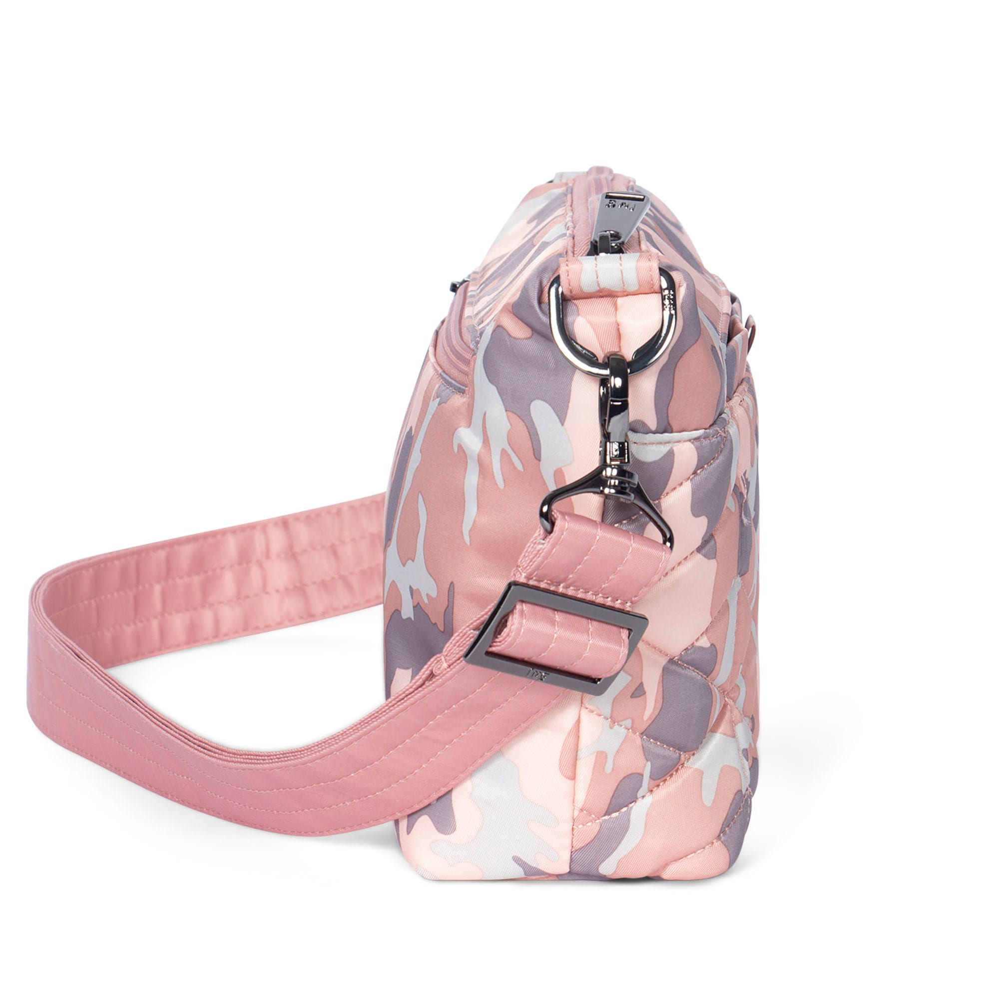 Flare Crossbody Bag - CAMO ROSE BLUSH STRAP - Flare_Camo_Rose_03
