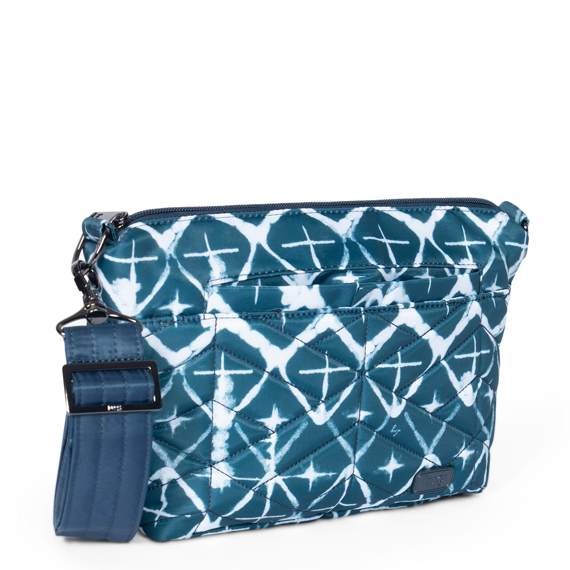 Flare Crossbody Bag - DIAMOND NAVY NAVY STRAP - Flare_DiamondNavy_NavyStrap__02