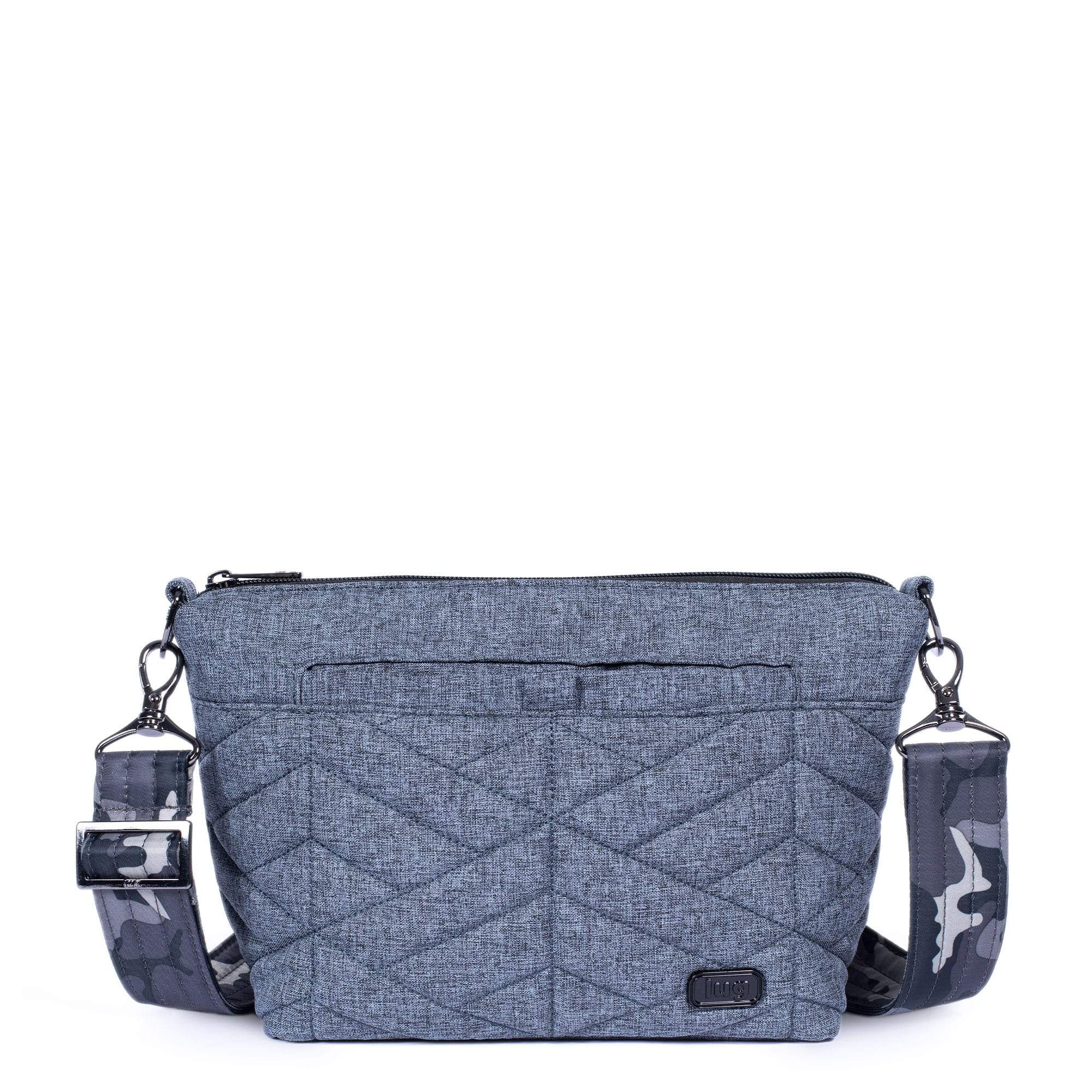 Flare Crossbody Bag - HEATHER GREY CAMO MIDNIGHT STRAP - Flare_HEATHERGREYCAMOMIDNIGHTSTRAP_01_3c4ca77c-5ada-4889-a132-f076237010f4
