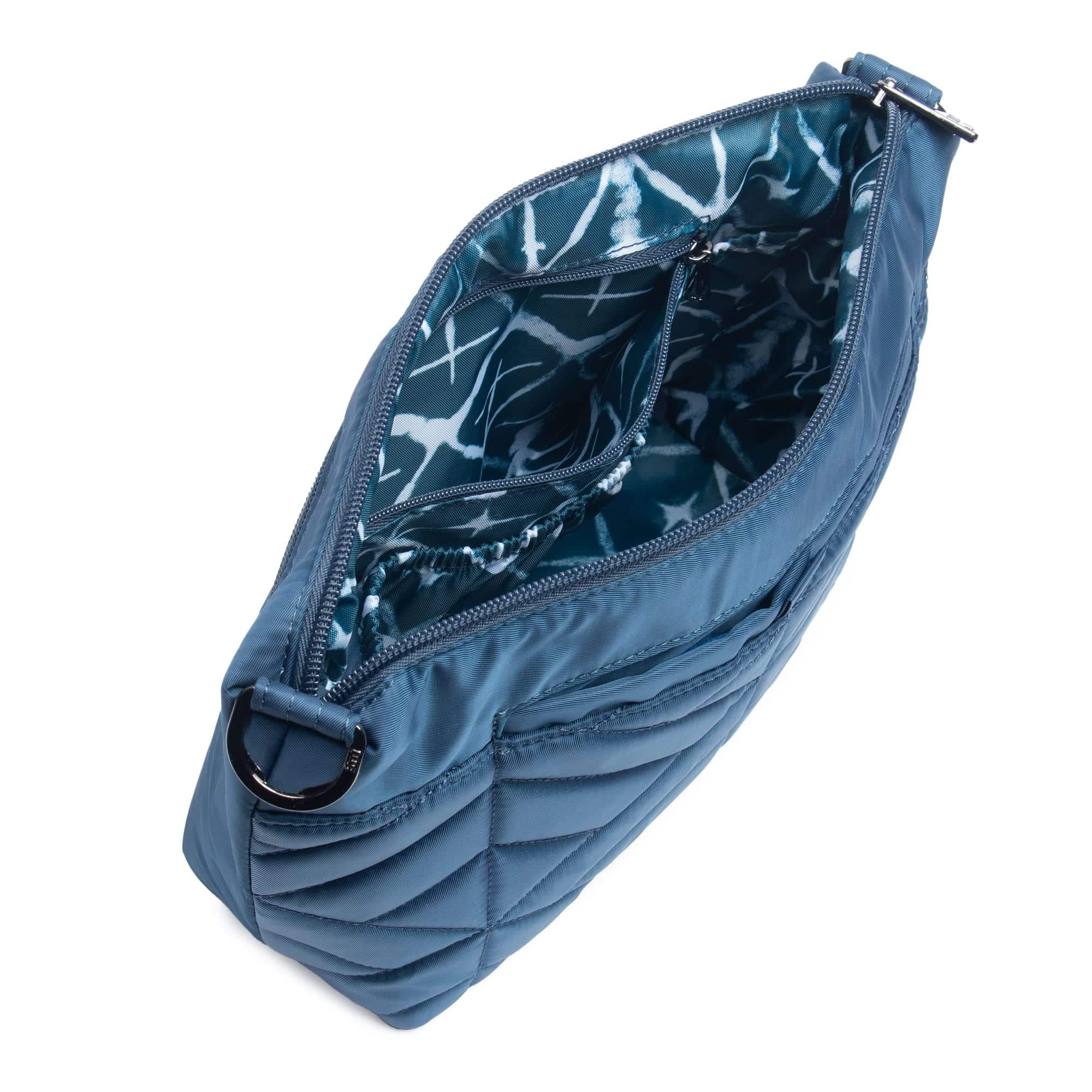 Flare Crossbody Bag - NAVY BLUE DIAMOND NAVY STRAP - Flare_NavyDiamondNavyStrap_05