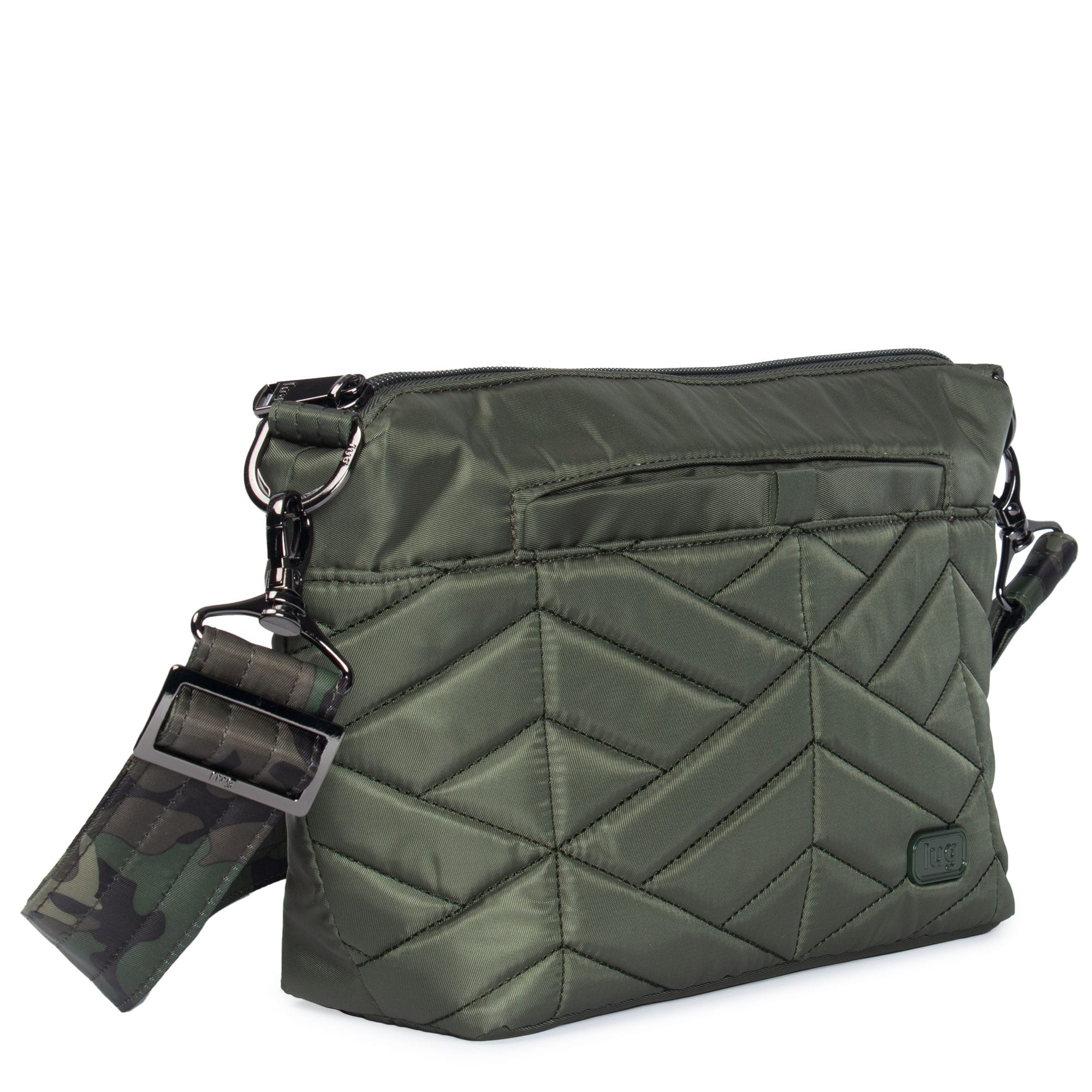 Flare Crossbody Bag - OLIVE GREEN CAMO GREEN STRAP - Flare_OliveGreenOliveGreenStrap_02