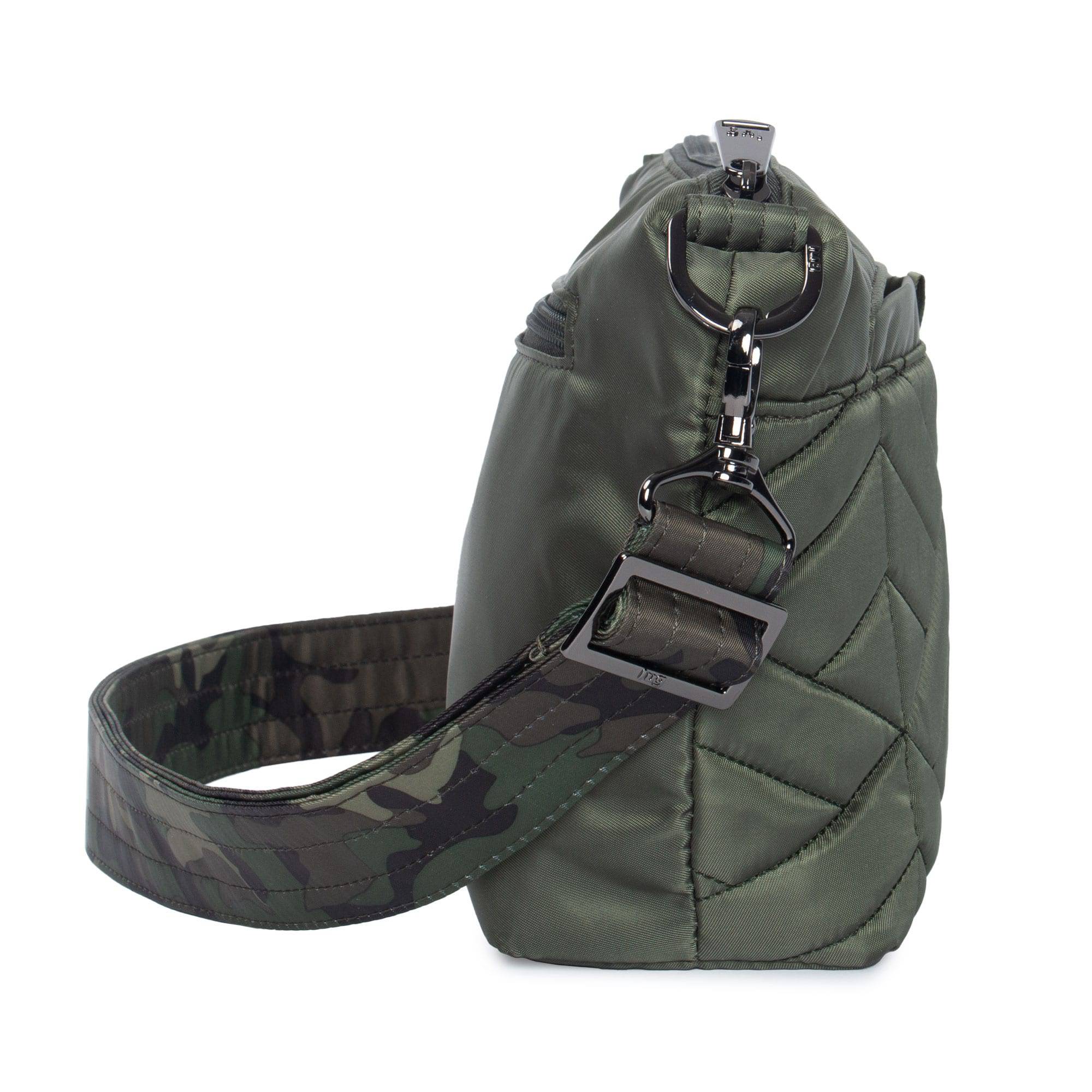 Flare Crossbody Bag - OLIVE GREEN CAMO GREEN STRAP - Flare_OliveGreenOliveGreenStrap_03