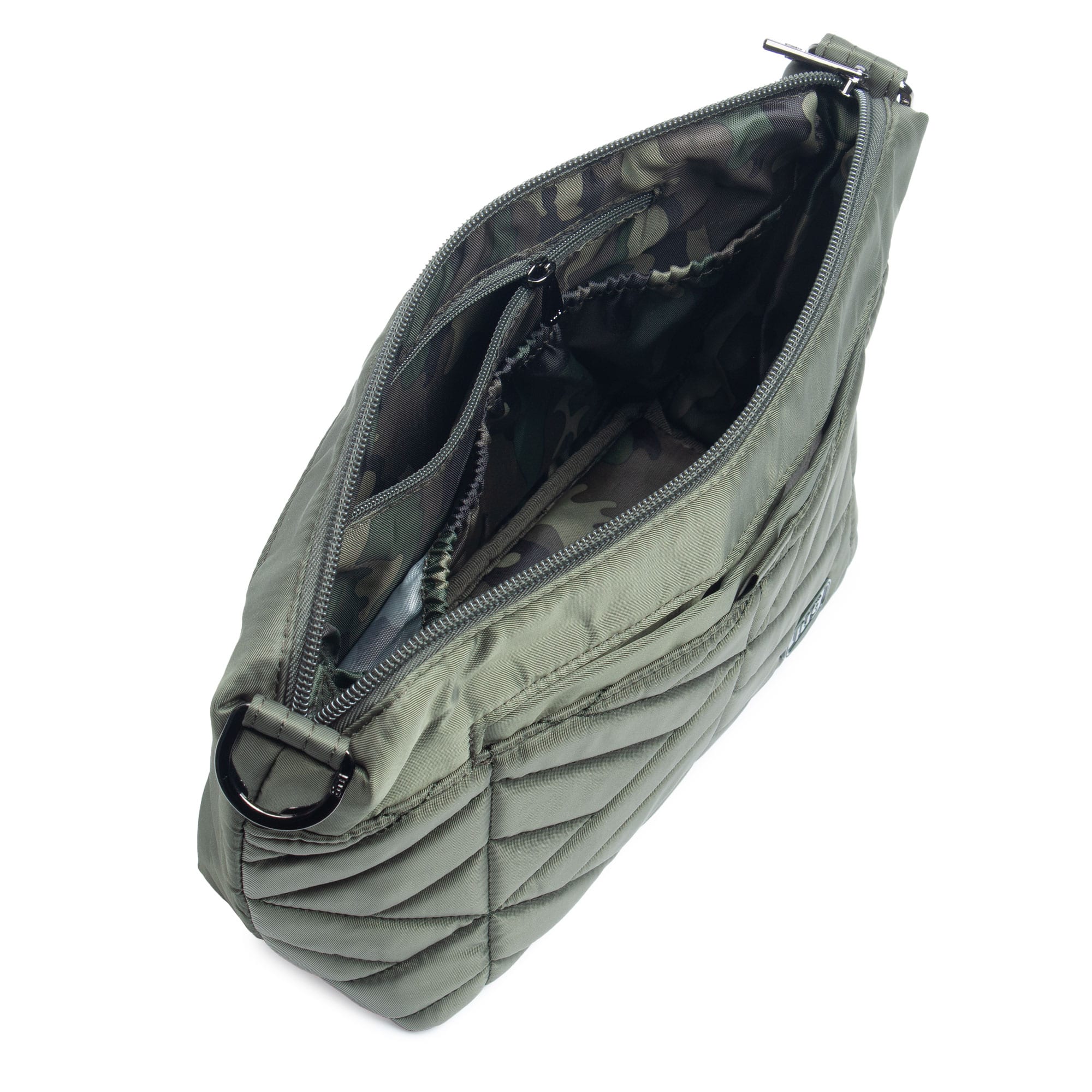 Flare Crossbody Bag - OLIVE GREEN CAMO GREEN STRAP - Flare_OliveGreenOliveGreenStrap_05