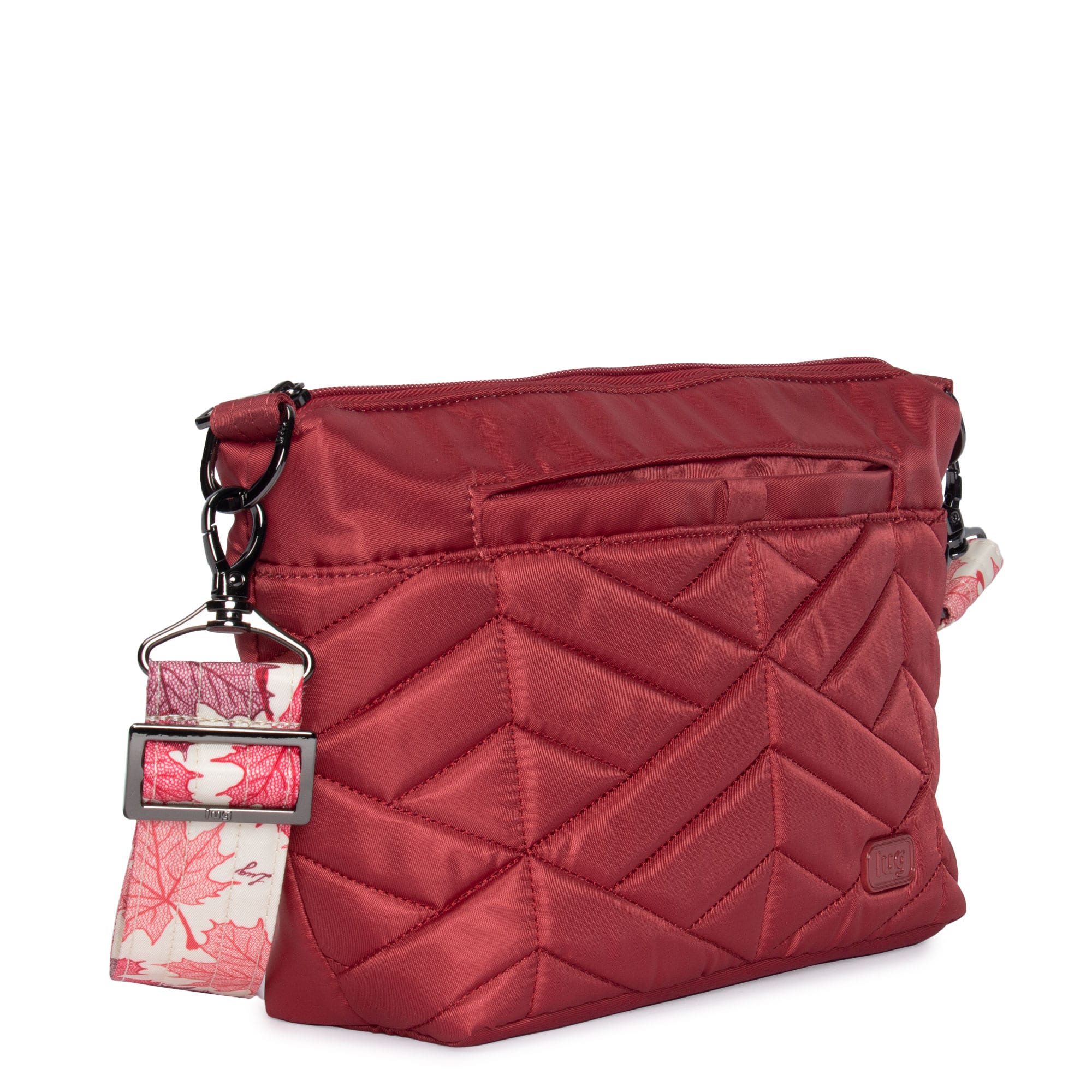 Flare Crossbody Bag - ROSEWOOD RED MAPLE CREAM STRAP - Flare_RosewoodRedMapleStrap_02
