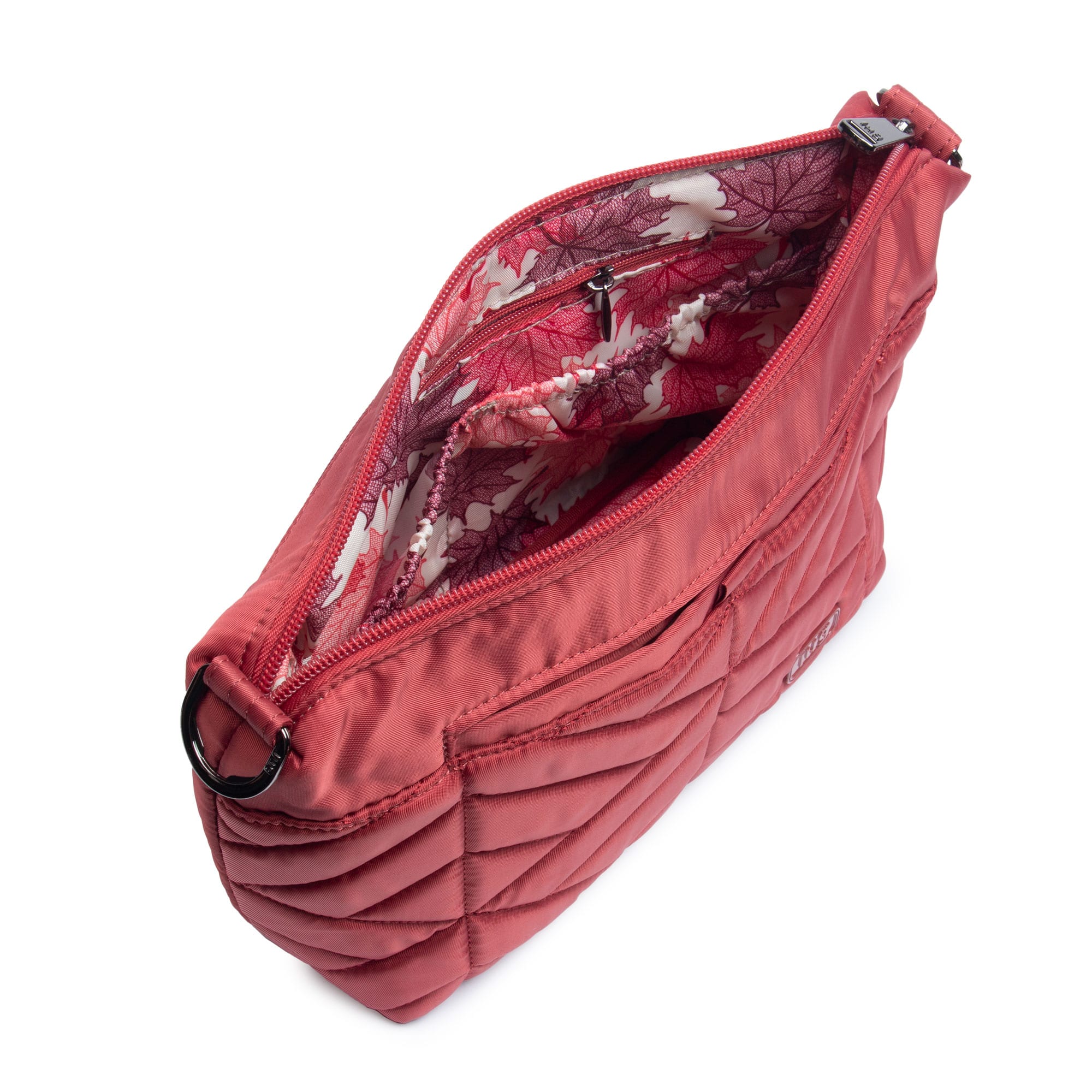 Flare Crossbody Bag - ROSEWOOD RED MAPLE CREAM STRAP - Flare_RosewoodRedMapleStrap_05