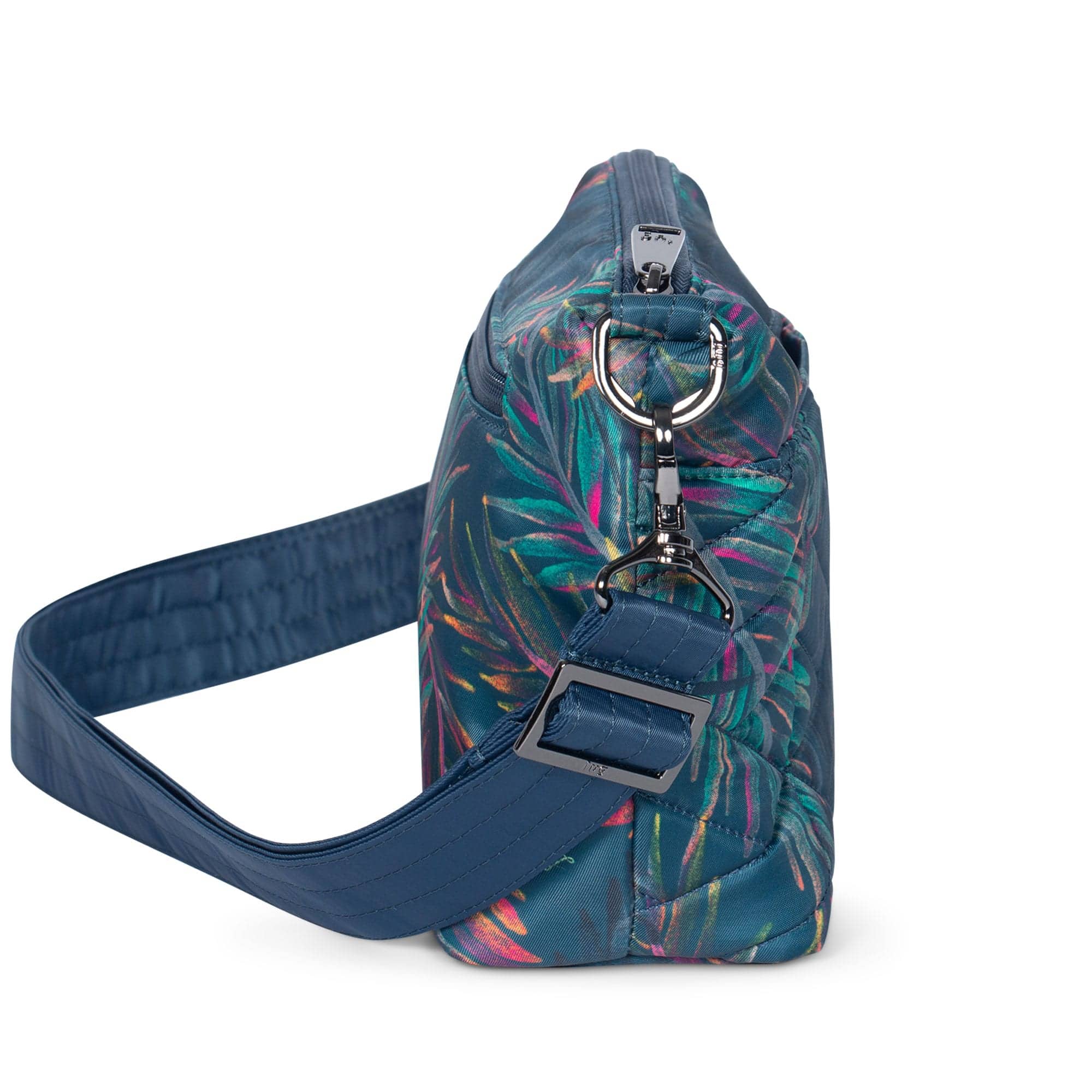 Flare Crossbody Bag - TROPICAL MULTI NAVY STRAP - Flare_TropicalMulti_NavyStrap__03