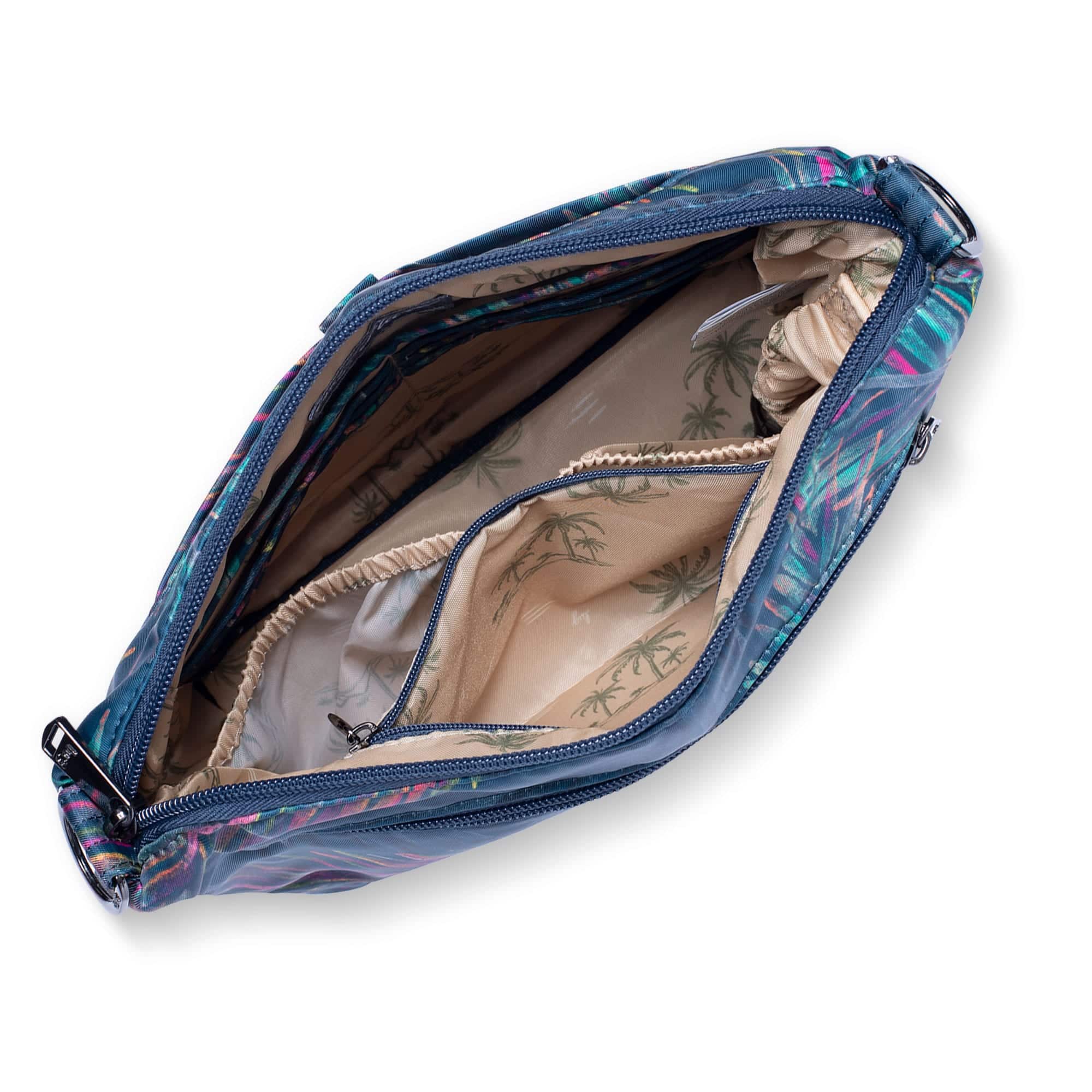 Flare Crossbody Bag - TROPICAL MULTI NAVY STRAP - Flare_TropicalMulti_NavyStrap__05