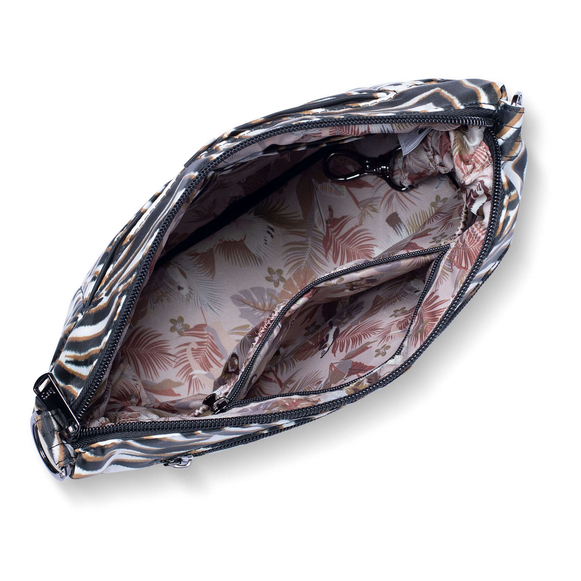 Flare Crossbody Bag - ZEBRA SAND BLACK STRAP - Flare_ZebraSand_BlackStrap__05