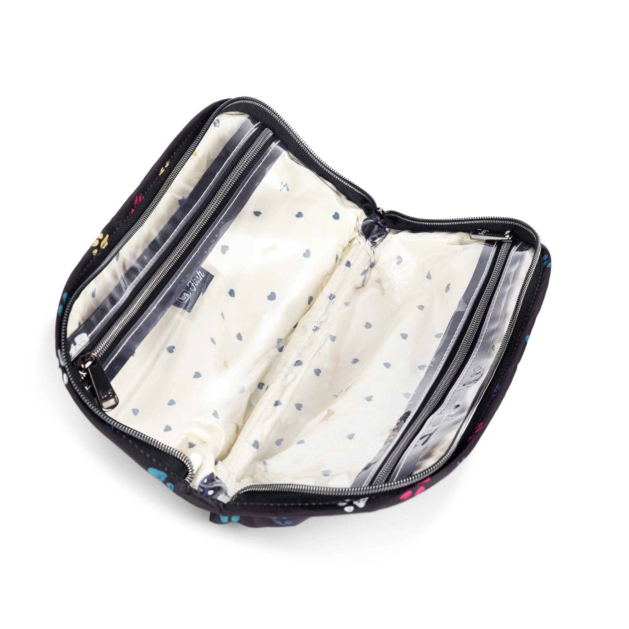 Flash Cosmetic Case - PAWS BLACK - FlashCosmeticCase_PawsBlack_05