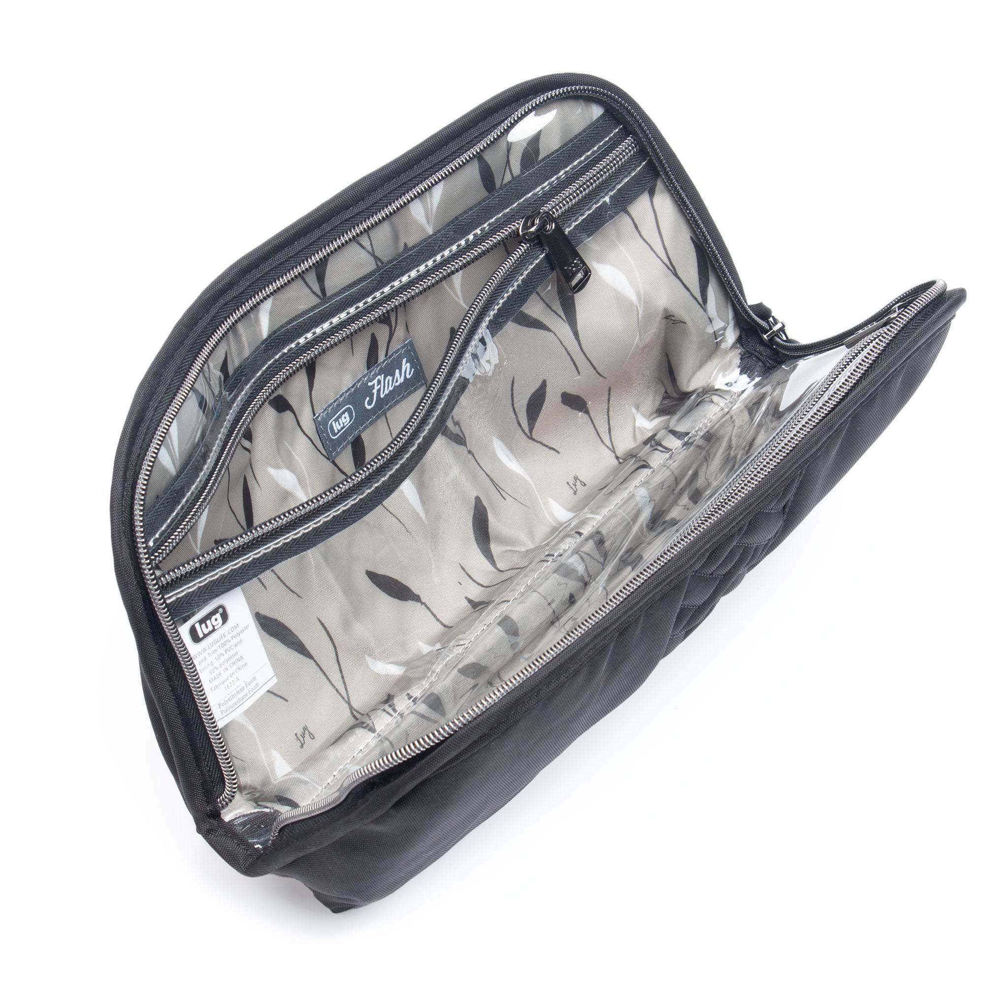 Flash Cosmetic Case - BRUSHED BLACK - Flash_BrushedBlack_05