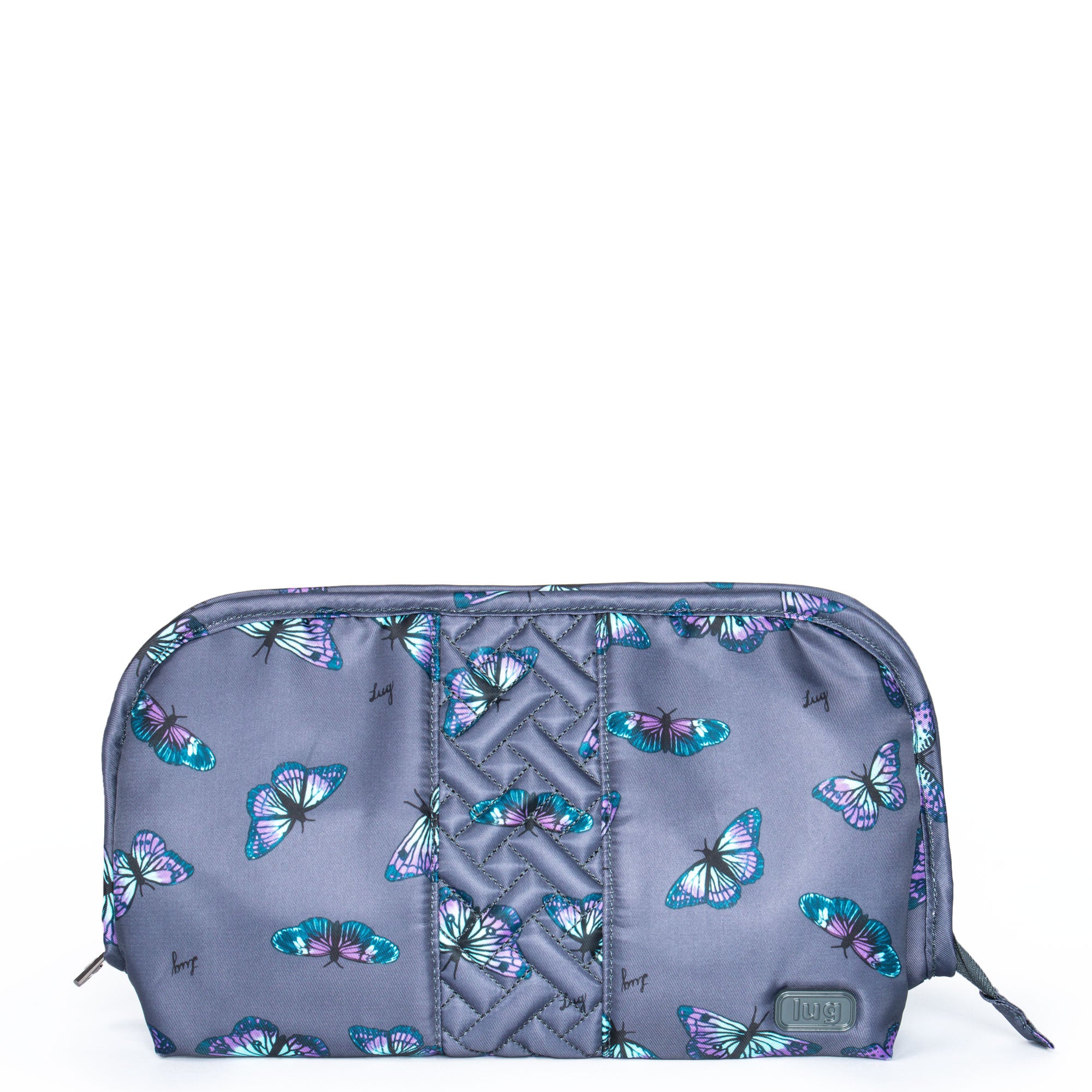 Flash Cosmetic Case - BUTTERFLY GREY - Flash_ButterflyGrey_01