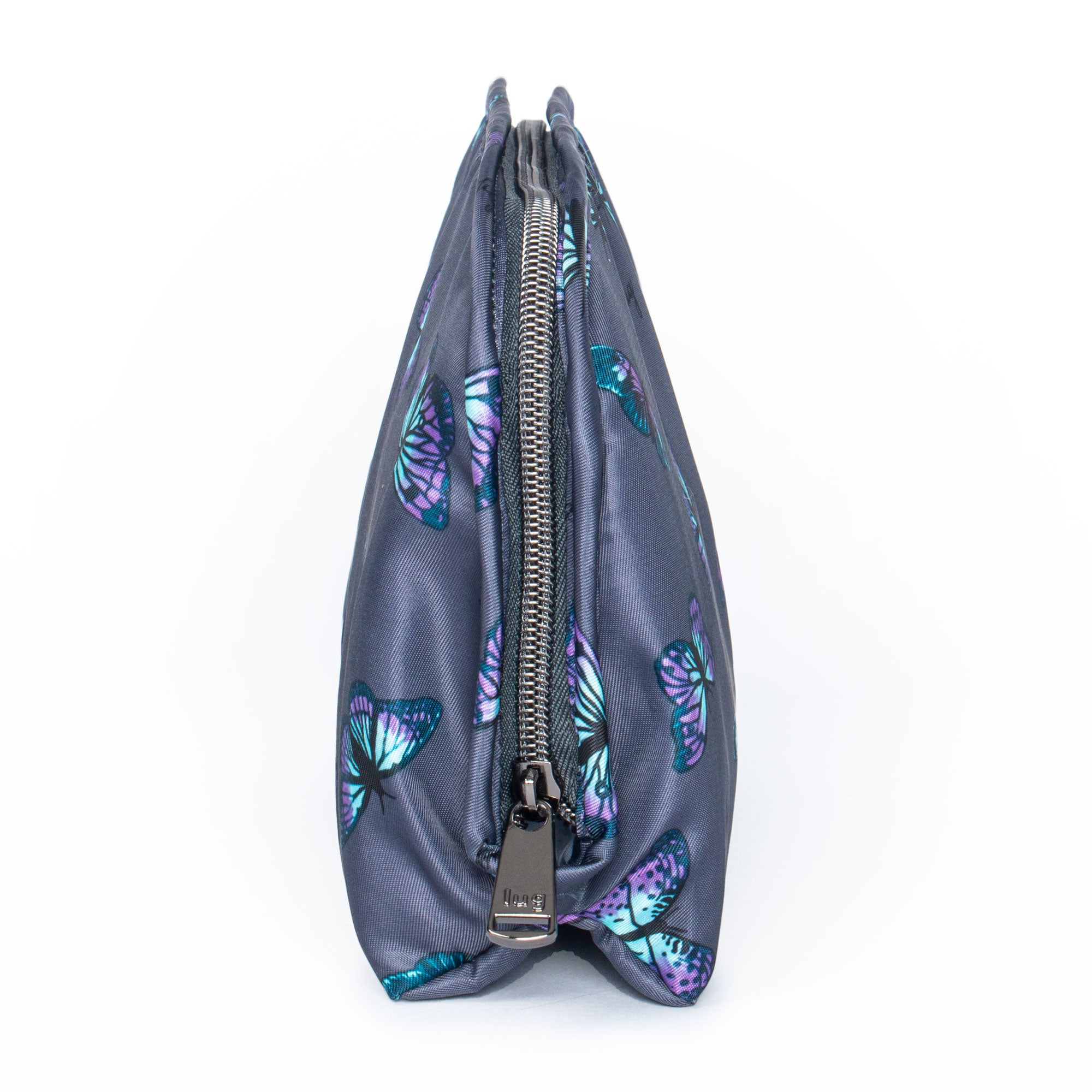 Flash Cosmetic Case - BUTTERFLY GREY - Flash_ButterflyGrey_03