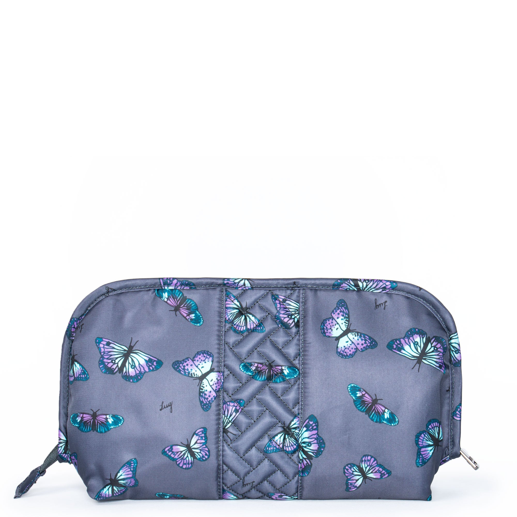 Flash Cosmetic Case - BUTTERFLY GREY - Flash_ButterflyGrey_04