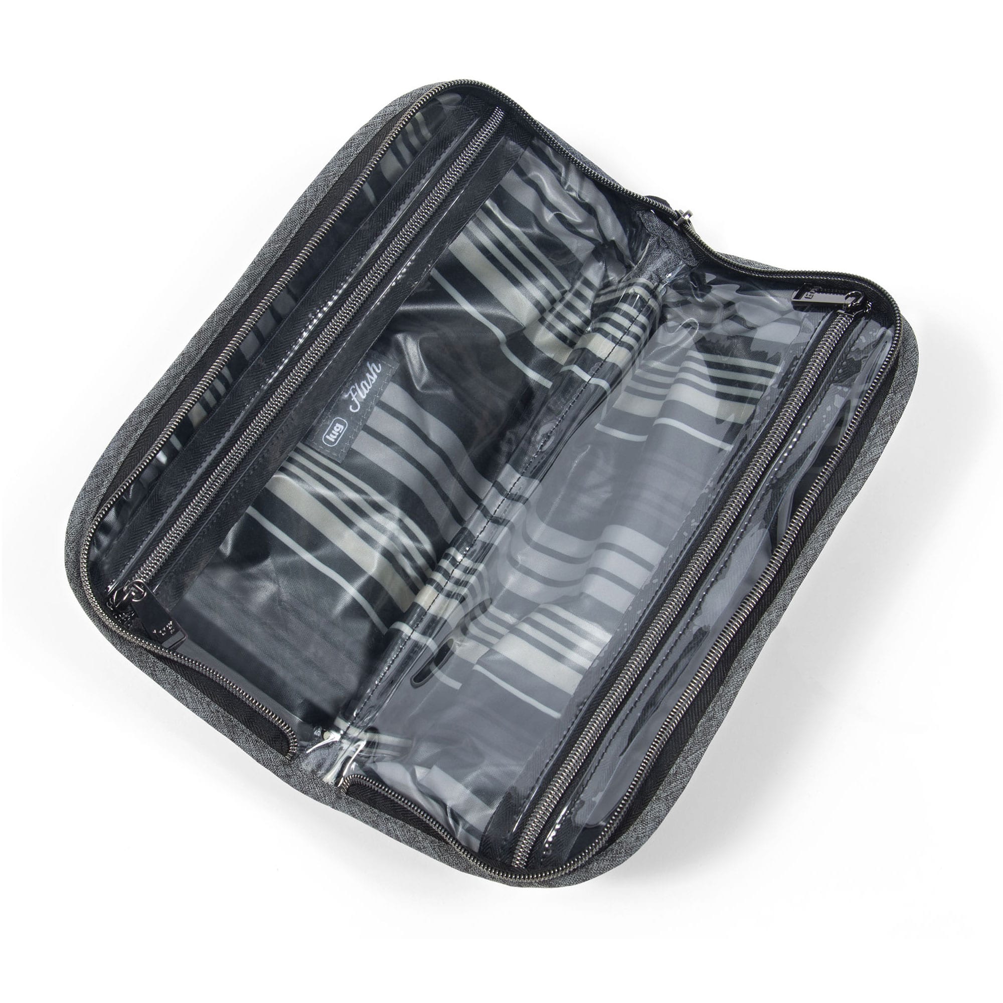 Flash Cosmetic Case - HEATHER GREY - Flash_HRGrey_05_74442803-98c0-4864-b041-d4c6053b944b