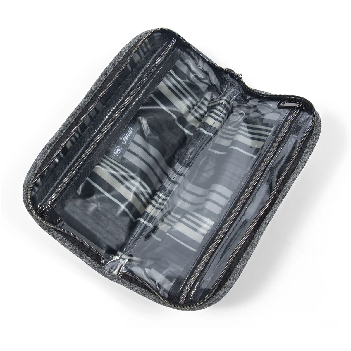 Flash Cosmetic Case - HEATHER GREY - Flash_HRGrey_05_74442803-98c0-4864-b041-d4c6053b944b
