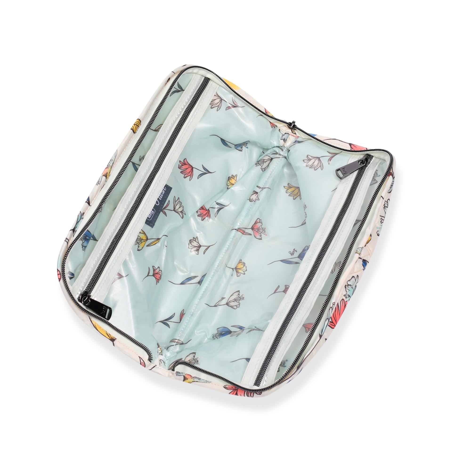 Flash Cosmetic Case - HUMMINGBIRD FLORAL - Flash_HummingbirdFloral_05
