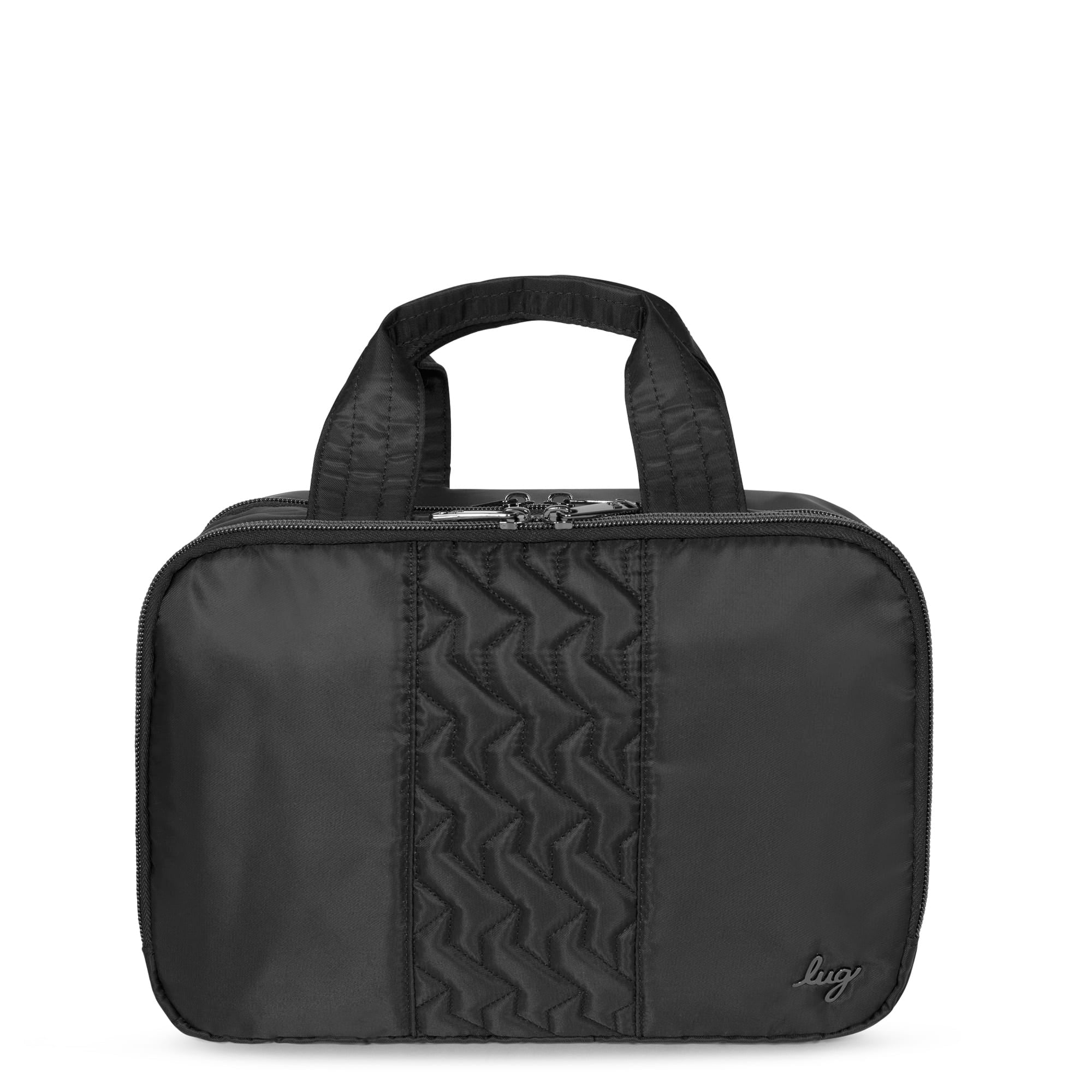 Flatbed Deluxe Cosmetic Case - MIDNIGHT BLACK - Flatbed_Black_01