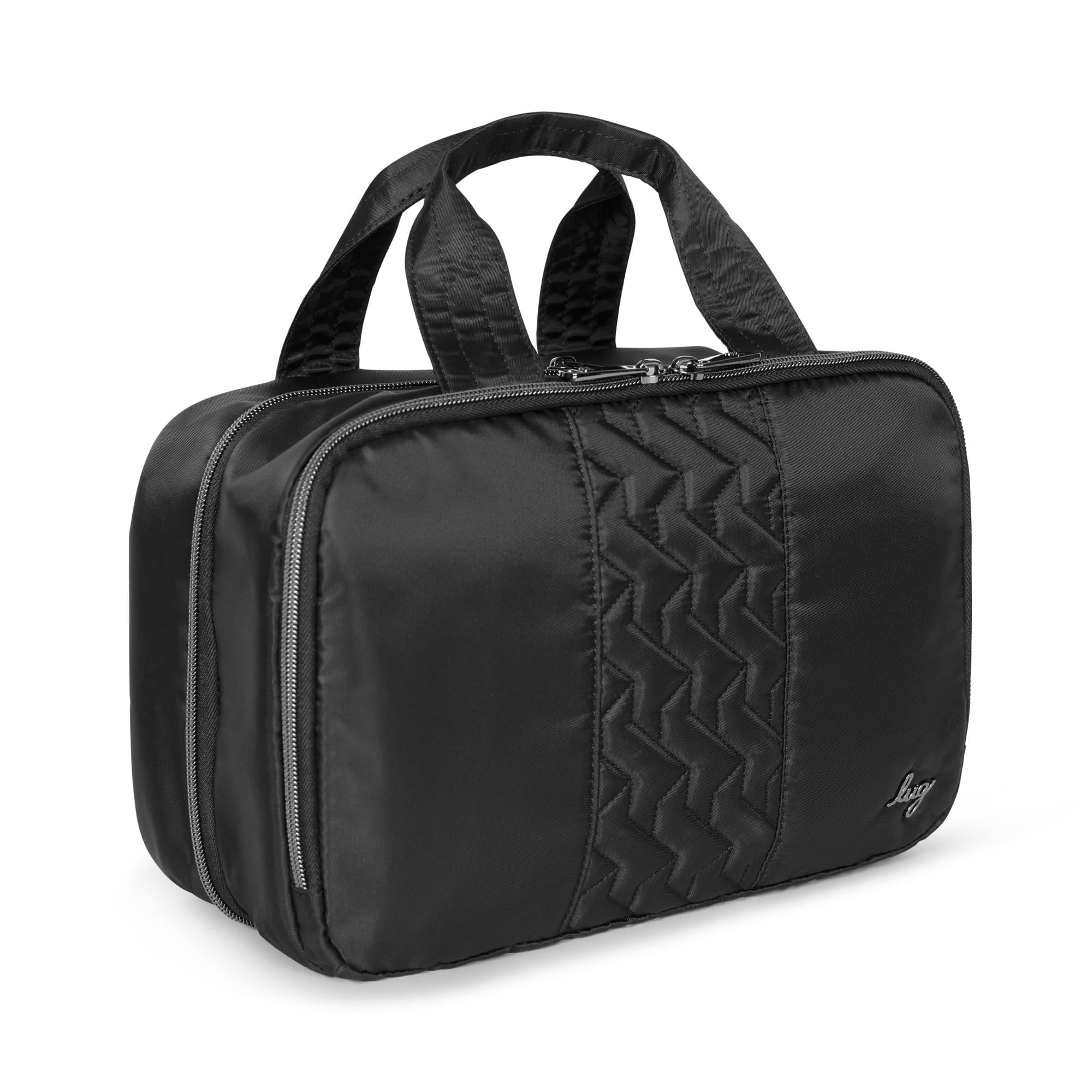 Flatbed Deluxe Cosmetic Case - - Flatbed_Black_02