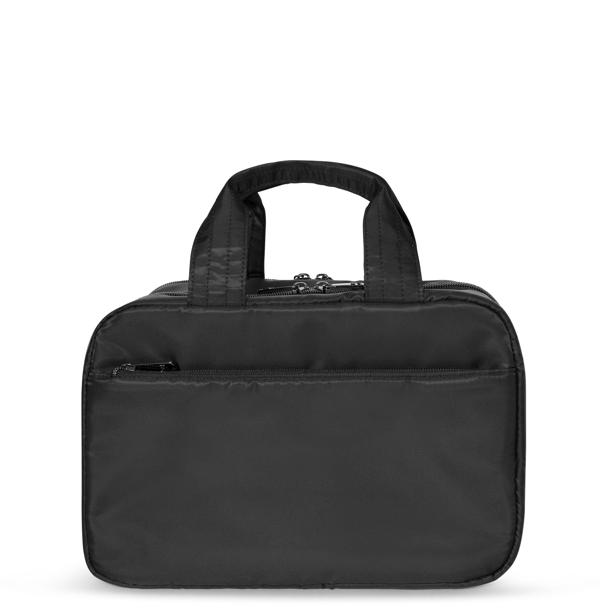 Flatbed Deluxe Cosmetic Case - MIDNIGHT BLACK - Flatbed_Black_04
