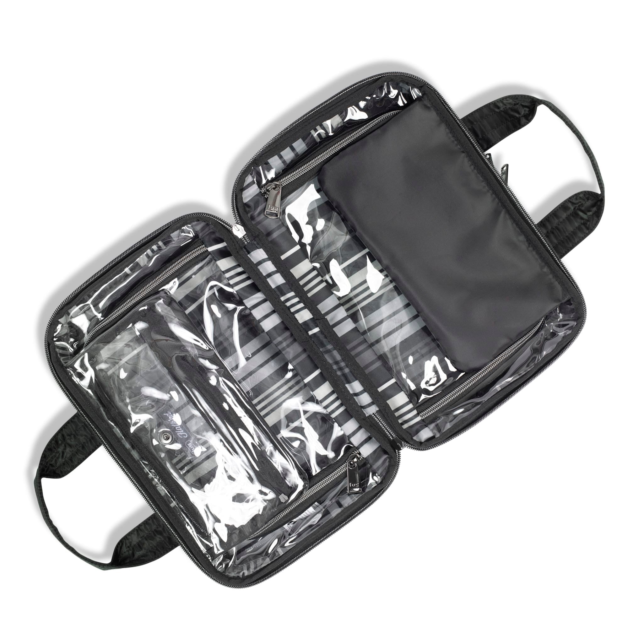 Flatbed Deluxe Cosmetic Case - MIDNIGHT BLACK - Flatbed_Black_05