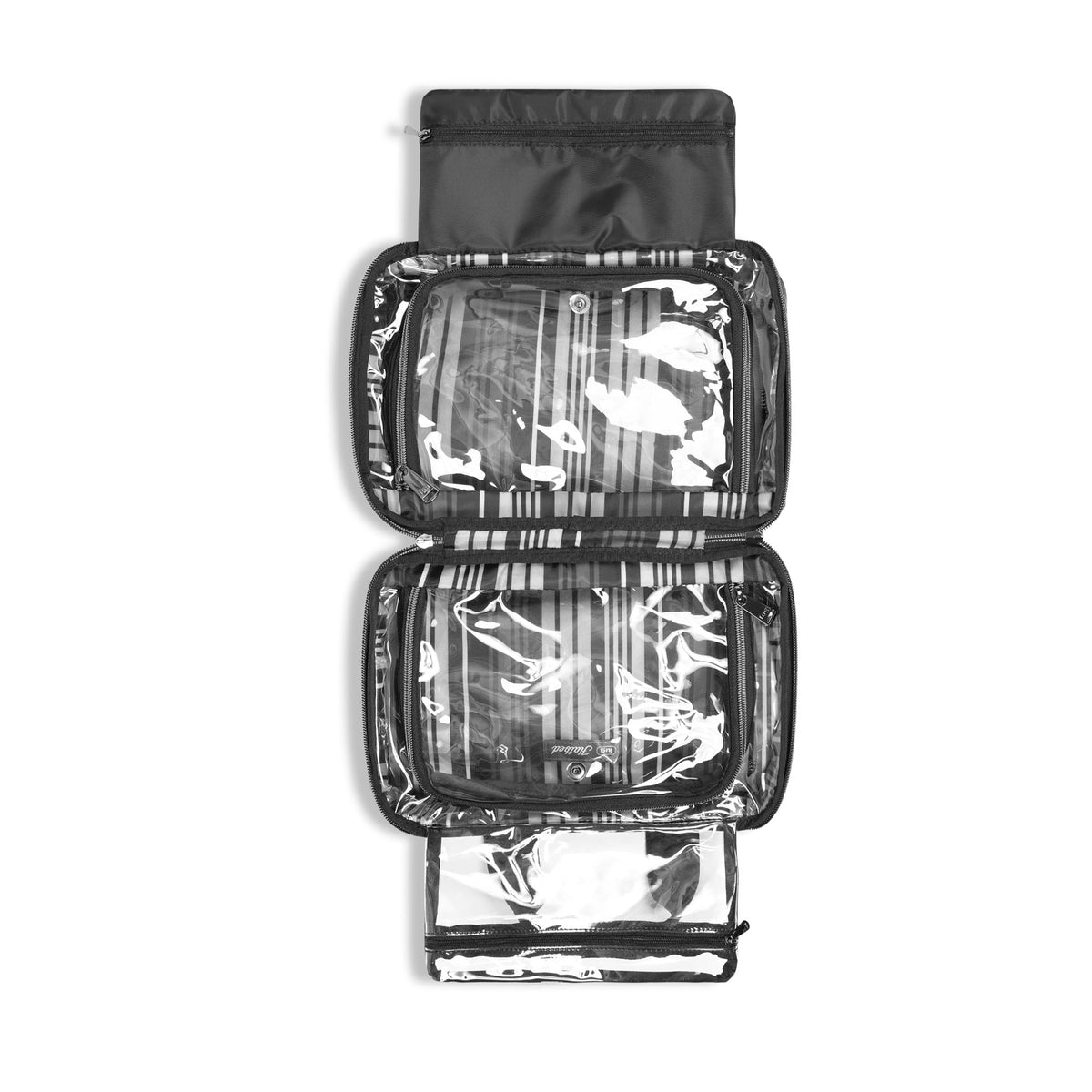 Flatbed Deluxe Cosmetic Case - MIDNIGHT BLACK - Flatbed_Black_05_01