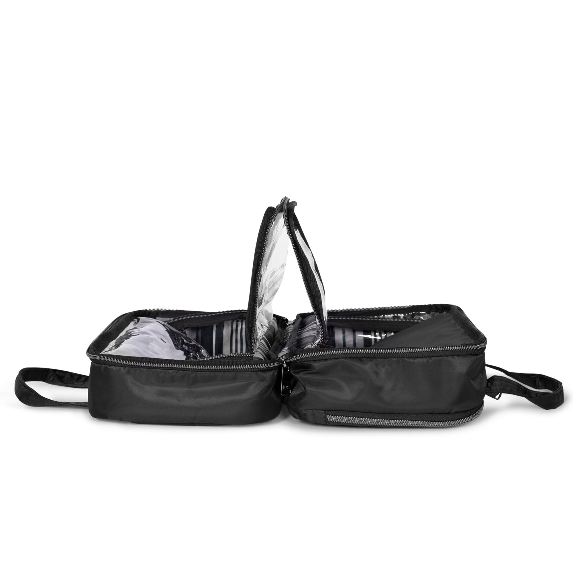 Flatbed Deluxe Cosmetic Case - MIDNIGHT BLACK - Flatbed_Black_05_02