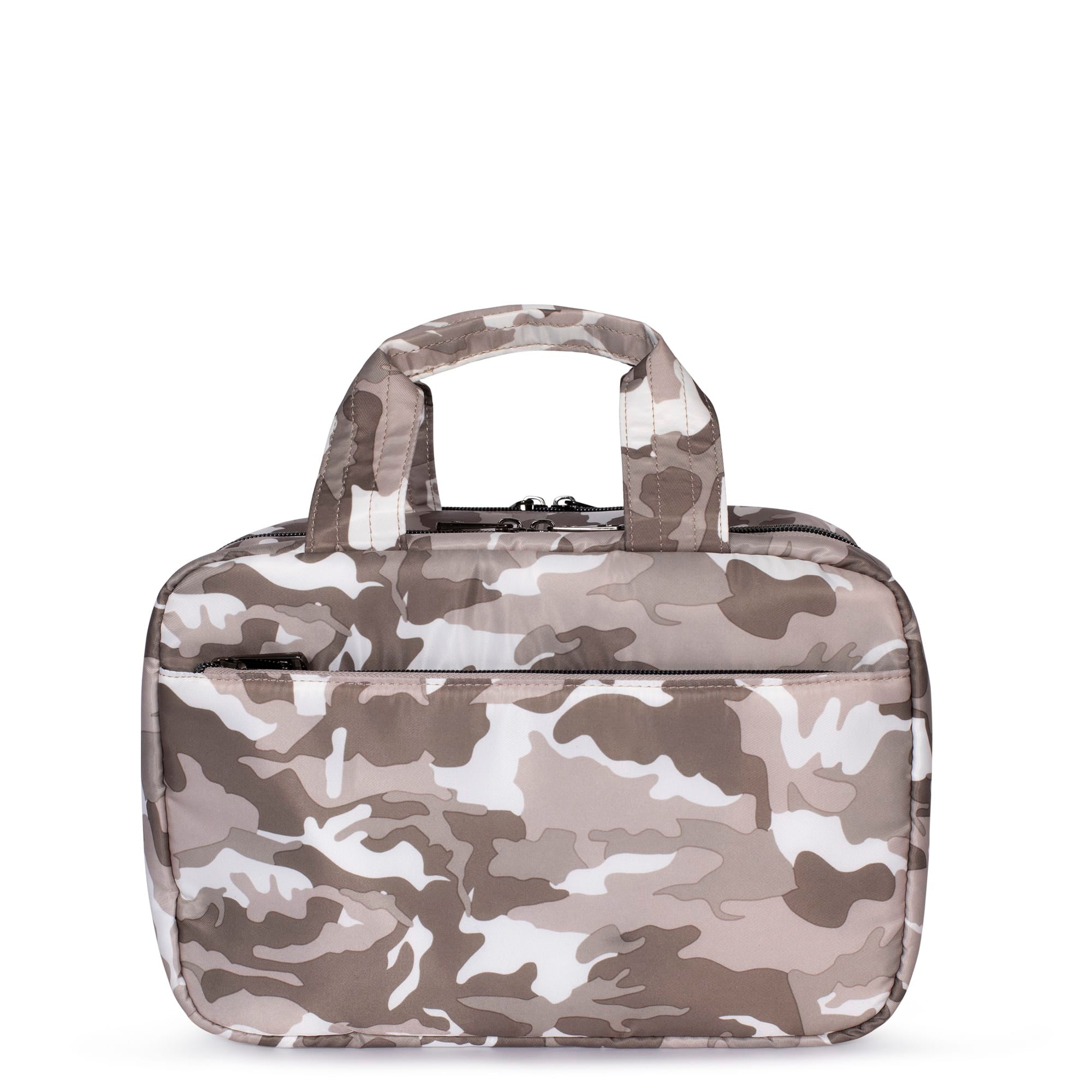 Flatbed Deluxe Cosmetic Case - CAMO TAUPE - Flatbed_CamoTaupe_04