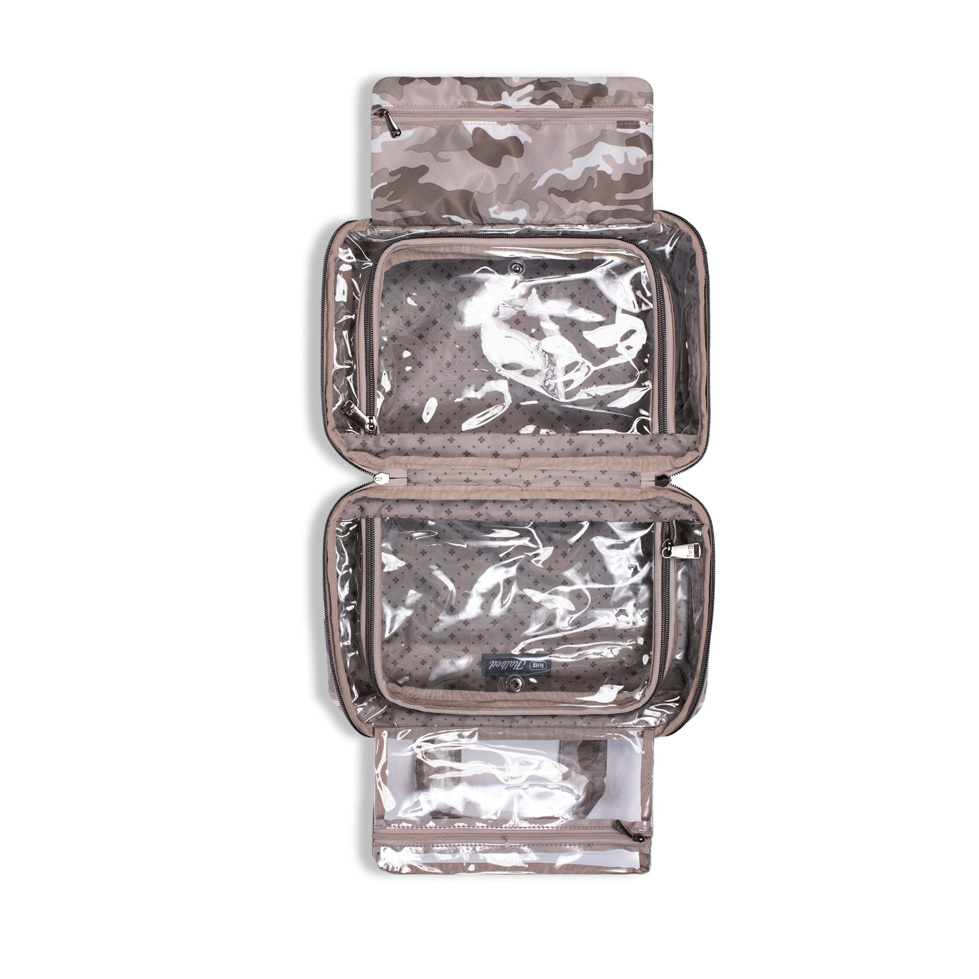 Flatbed Deluxe Cosmetic Case - CAMO TAUPE - Flatbed_CamoTaupe_05_01