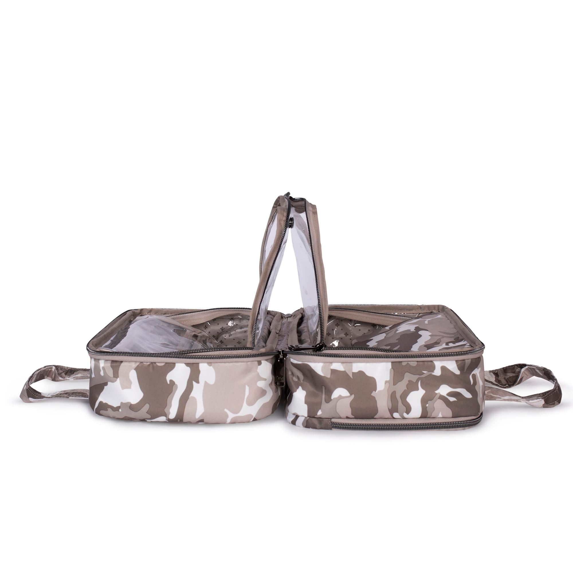 Flatbed Deluxe Cosmetic Case - CAMO TAUPE - Flatbed_CamoTaupe_05_02