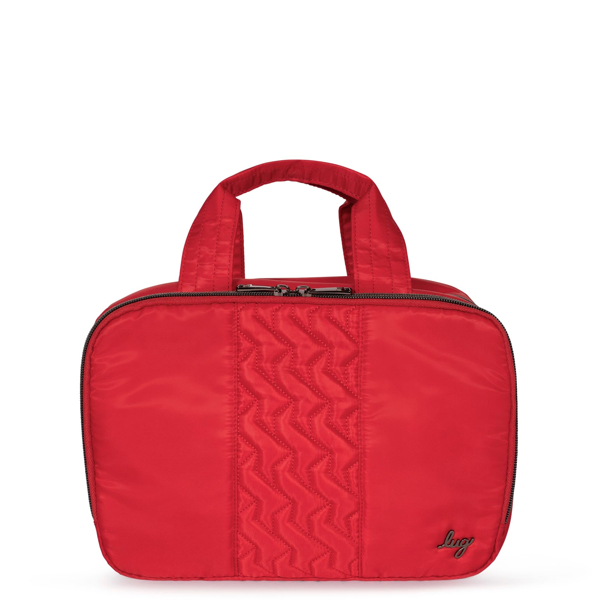 Flatbed Deluxe Cosmetic Case - POPPY RED - Flatbed_Poppy-Red_01