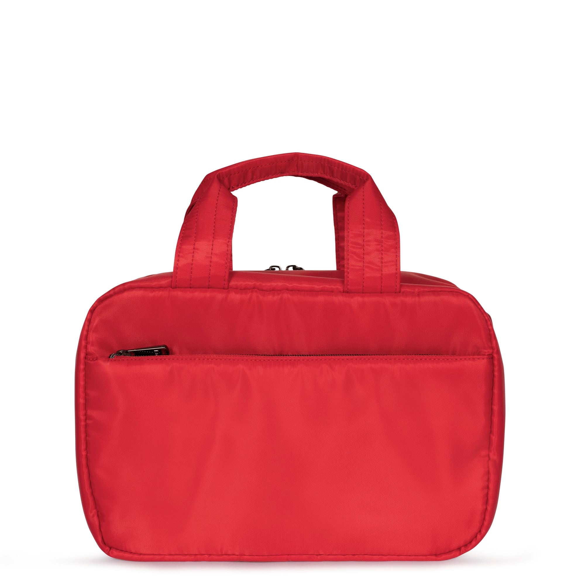 Flatbed Deluxe Cosmetic Case - POPPY RED - Flatbed_Poppy-Red_04