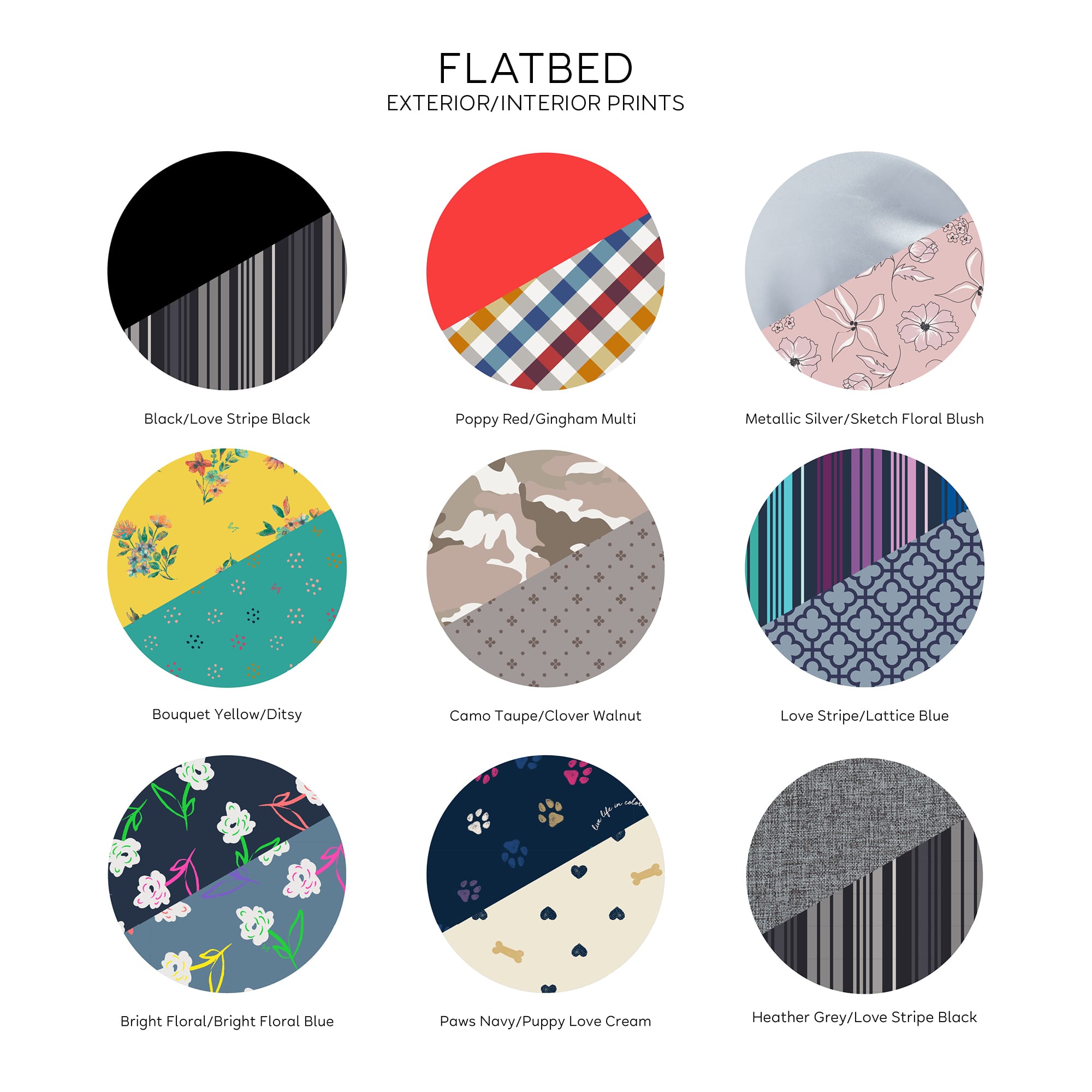 Flatbed Deluxe Cosmetic Case - - Flatbed_QVC_Swatches