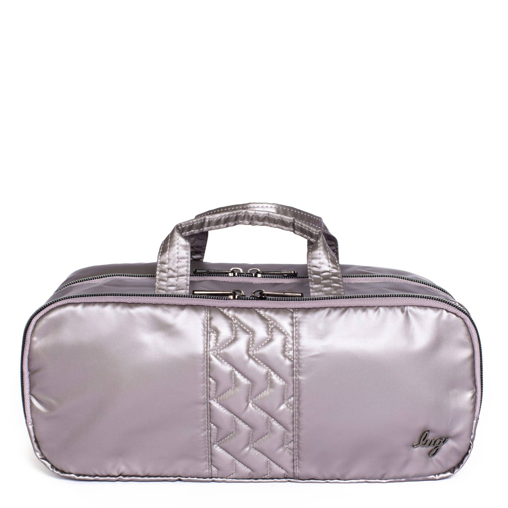 Flatbed Slim Cosmetic Case - METALLIC PEARL - Flatbedslim_MetallicPearl_01