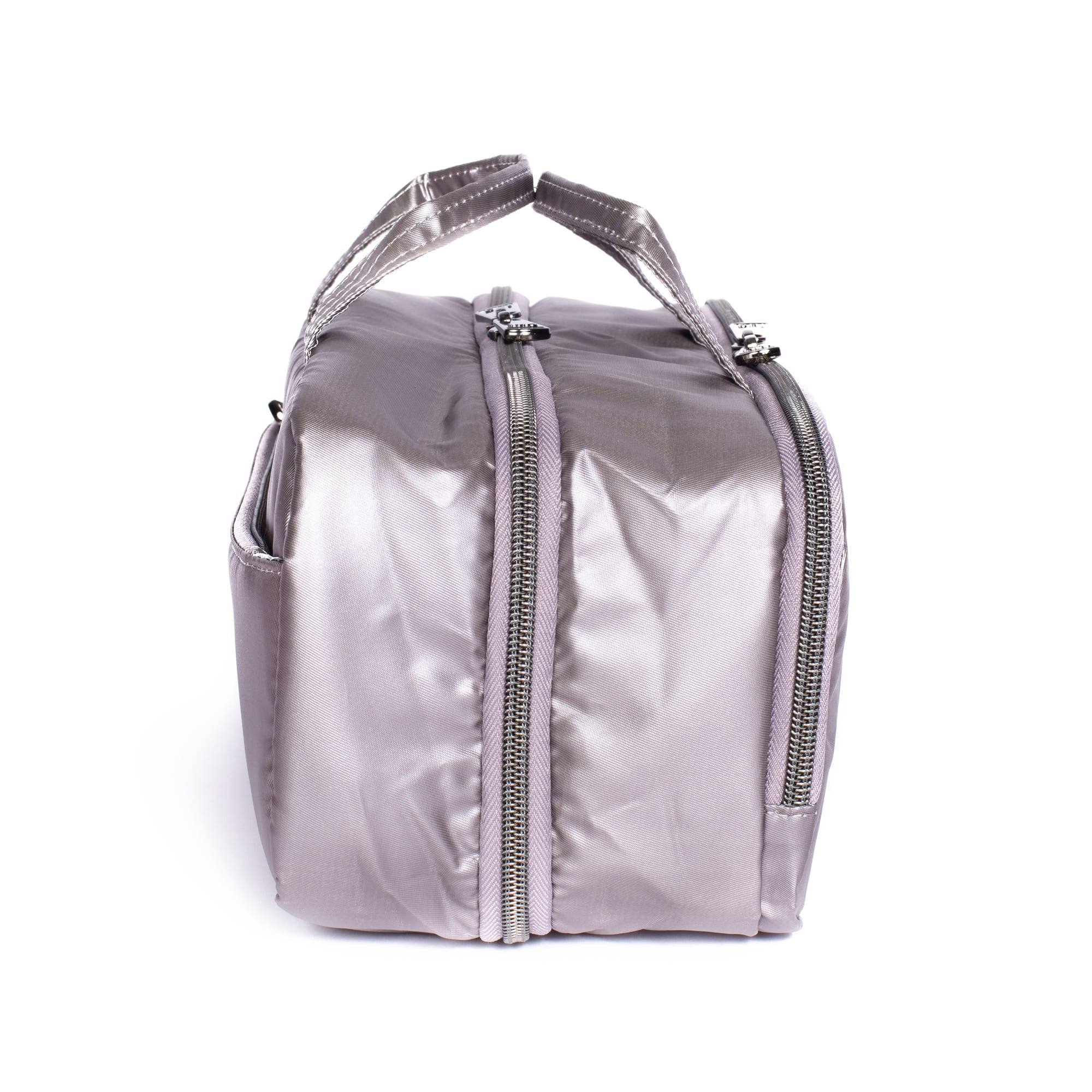 Flatbed Slim Cosmetic Case - METALLIC PEARL - Flatbedslim_MetallicPearl_03